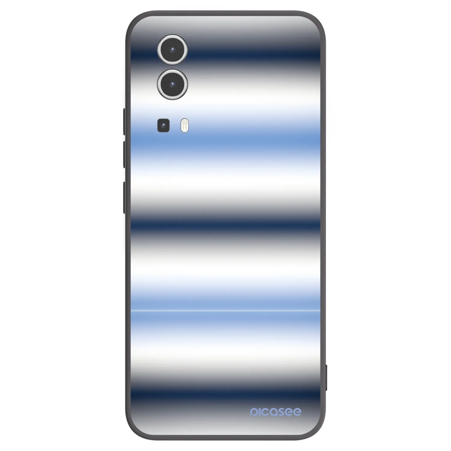 Picasee silikónový čierny obal pre Vivo Y72 5G - Static Lines