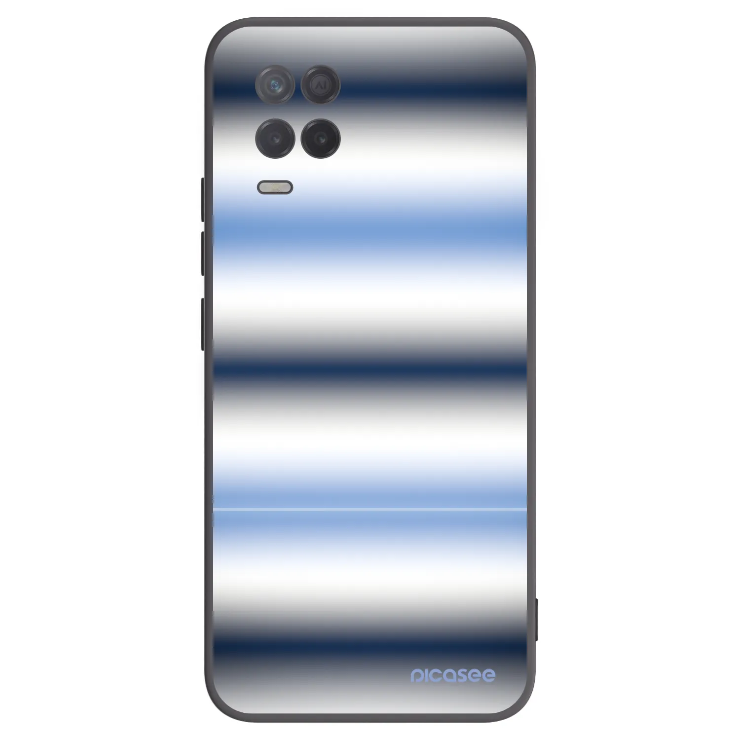 Picasee silikónový čierny obal pre Realme 8 5G - Static Lines