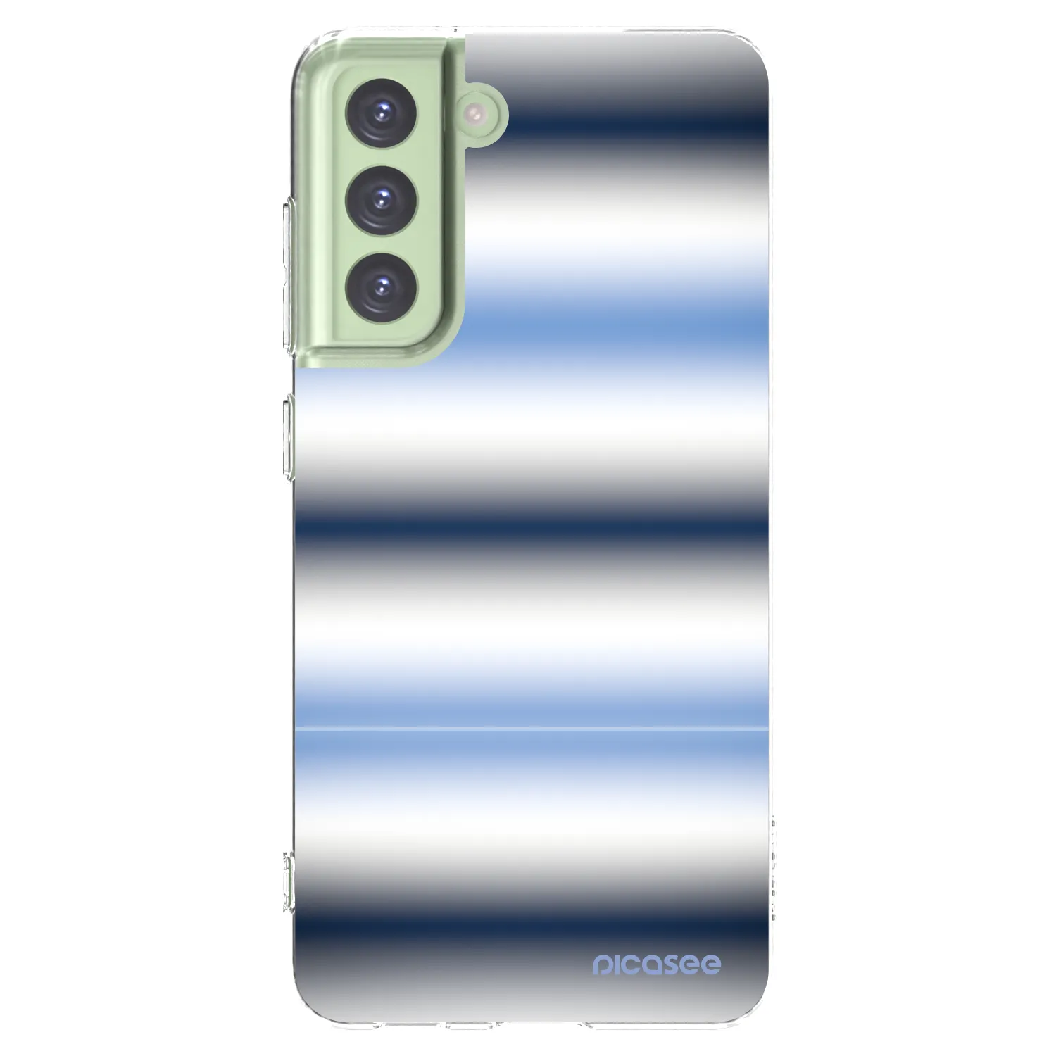 Picasee silikónový prehľadný obal pre Samsung Galaxy S21 FE 5G - Static Lines
