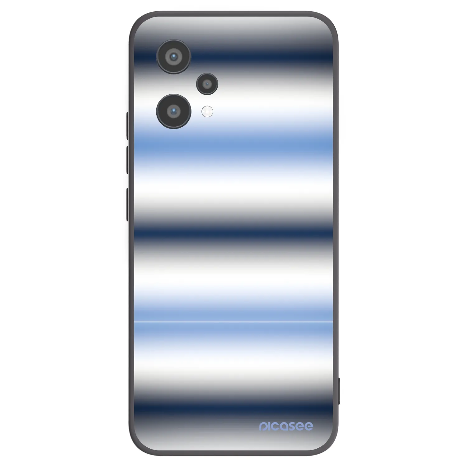 Picasee silikónový čierny obal pre Realme 9 Pro 5G - Static Lines