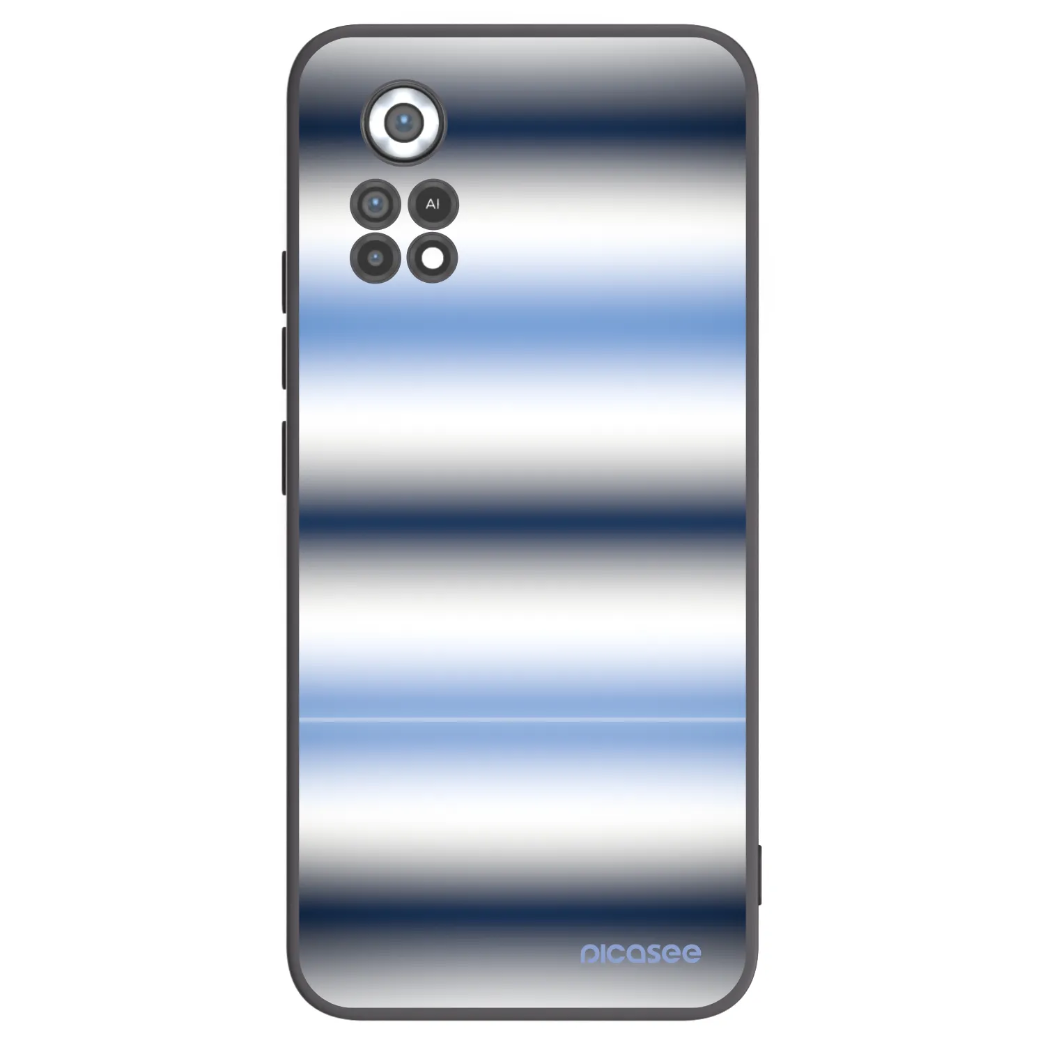 Picasee silikónový čierny obal pre Xiaomi Poco X4 Pro 5G - Static Lines