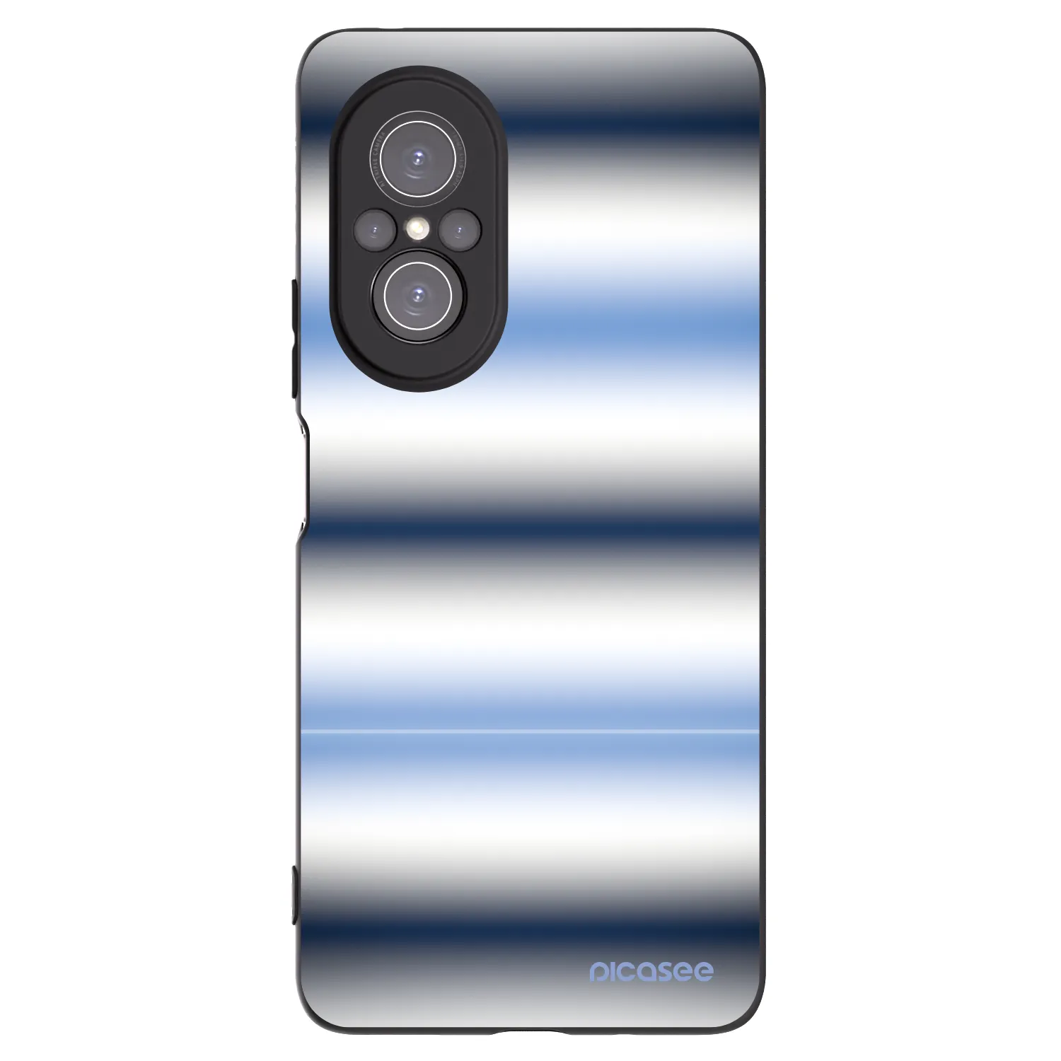 Picasee silikónový čierny obal pre Huawei Nova 9 SE - Static Lines