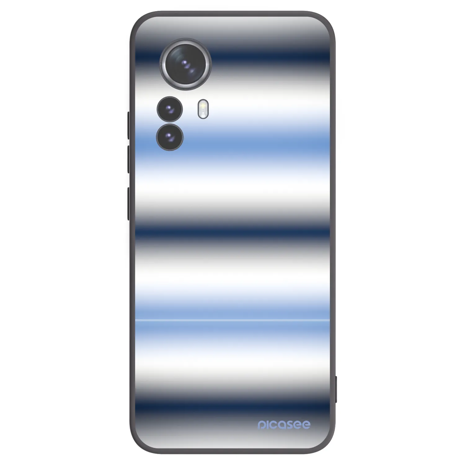 Picasee silikónový čierny obal pre Xiaomi 12 Pro - Static Lines