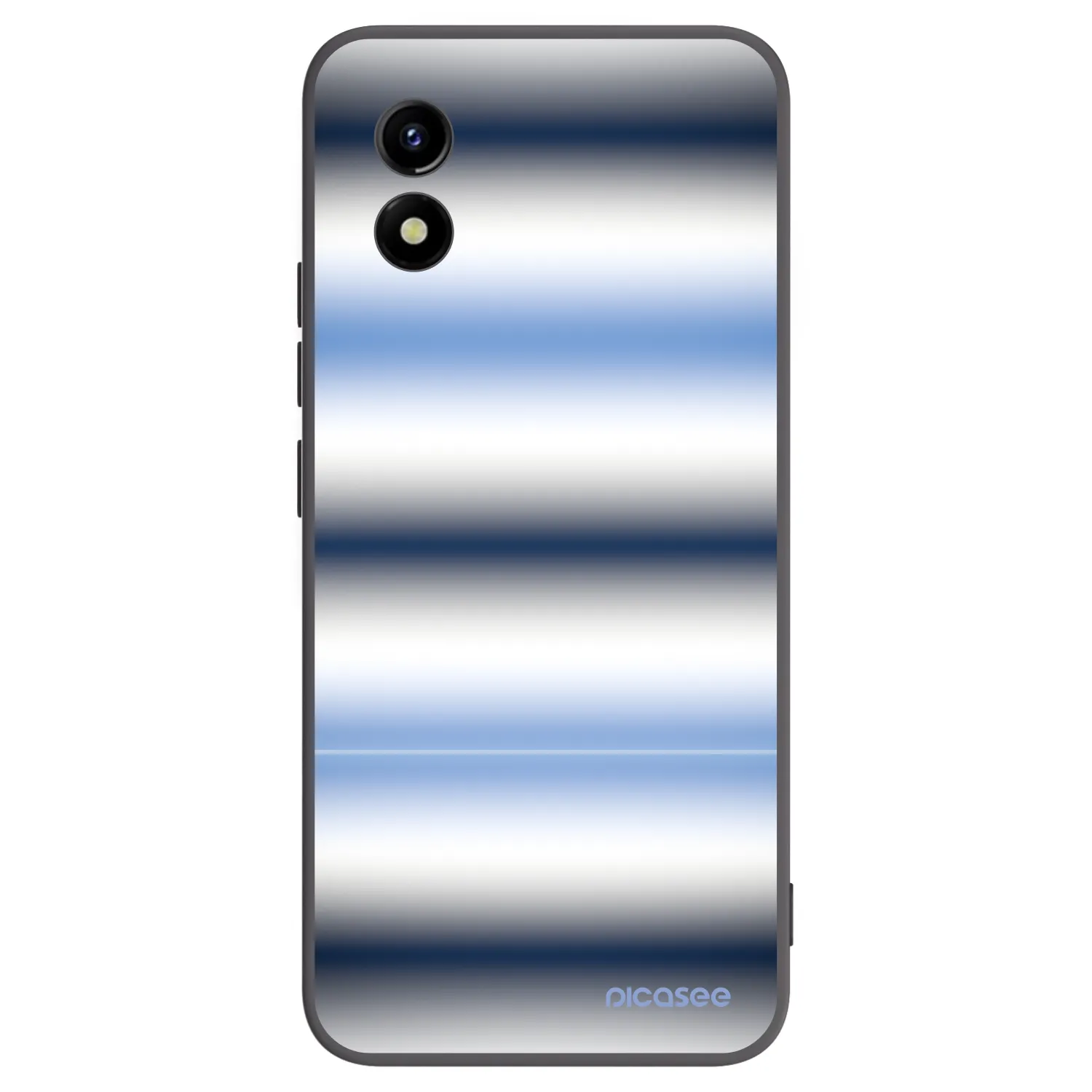 Picasee silikónový čierny obal pre Vivo Y01 - Static Lines