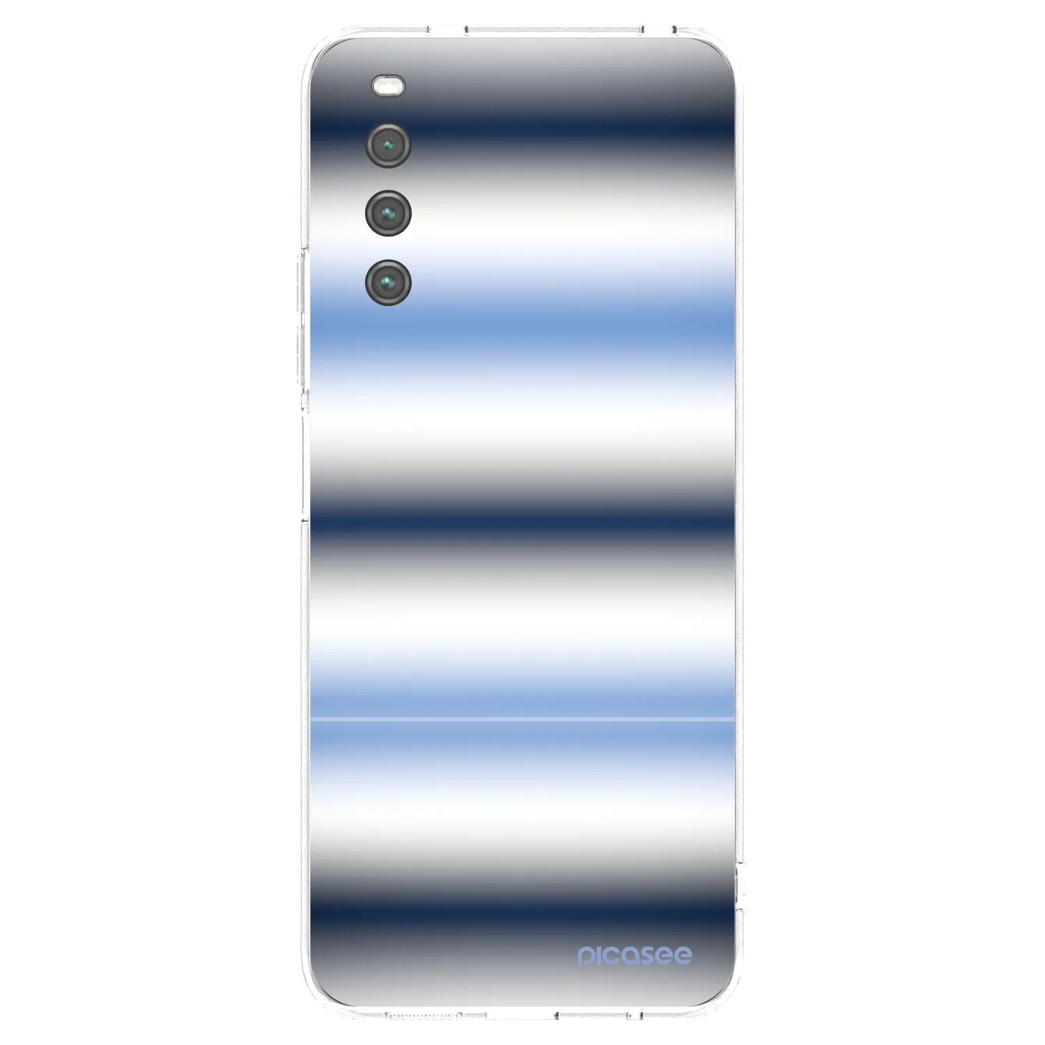 Picasee silikónový prehľadný obal pre Sony Xperia 10 IV 5G - Static Lines