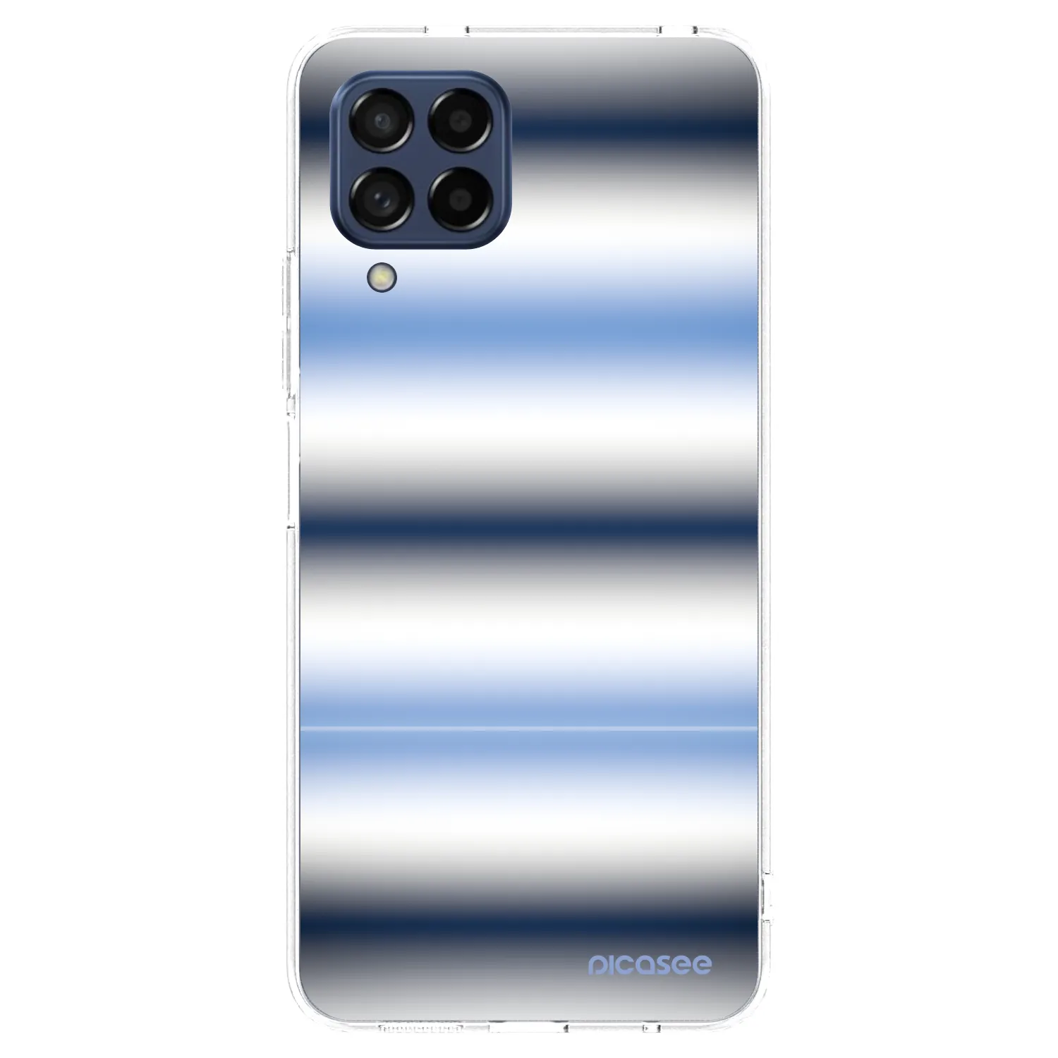Picasee silikónový prehľadný obal pre Samsung Galaxy M53 5G - Static Lines