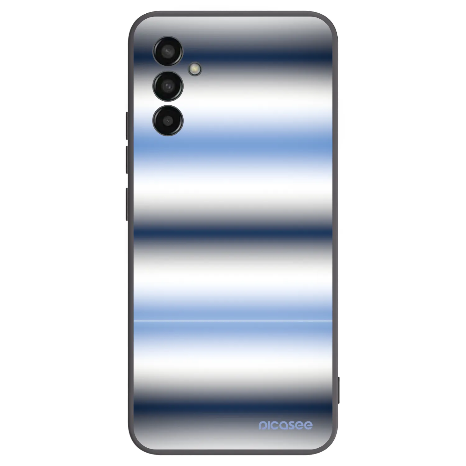 Picasee silikónový čierny obal pre Samsung Galaxy M13 M135F - Static Lines