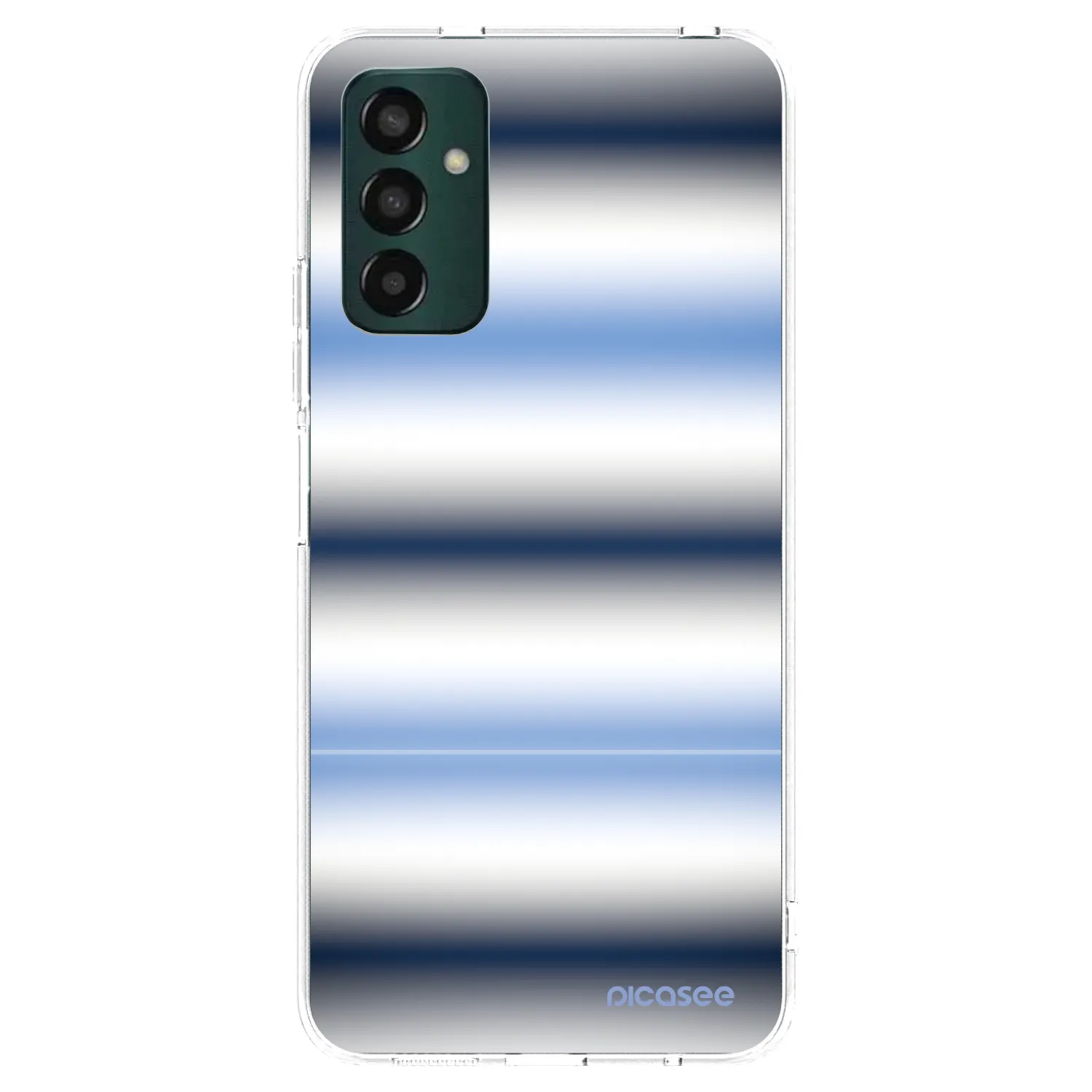 Picasee silikónový prehľadný obal pre Samsung Galaxy M13 M135F - Static Lines
