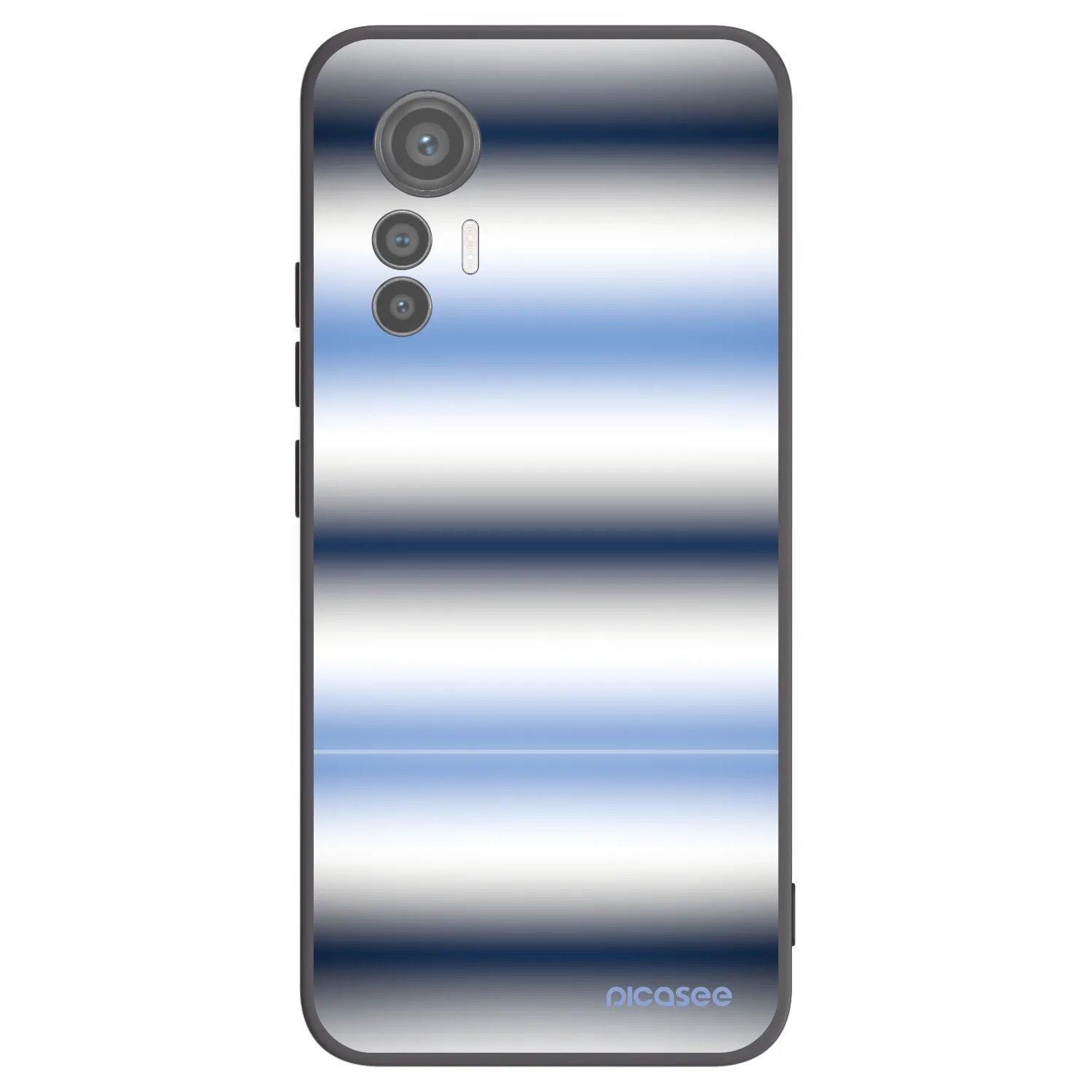 Picasee silikónový čierny obal pre Xiaomi 12 Lite - Static Lines