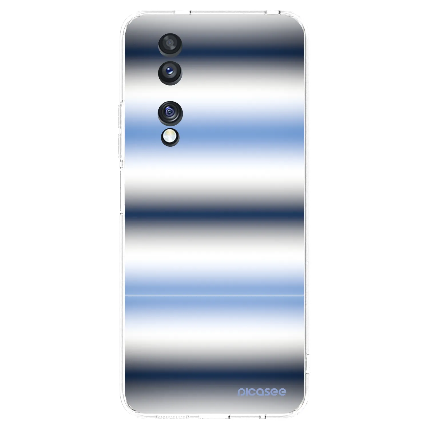 Picasee silikónový prehľadný obal pre Honor 70 - Static Lines