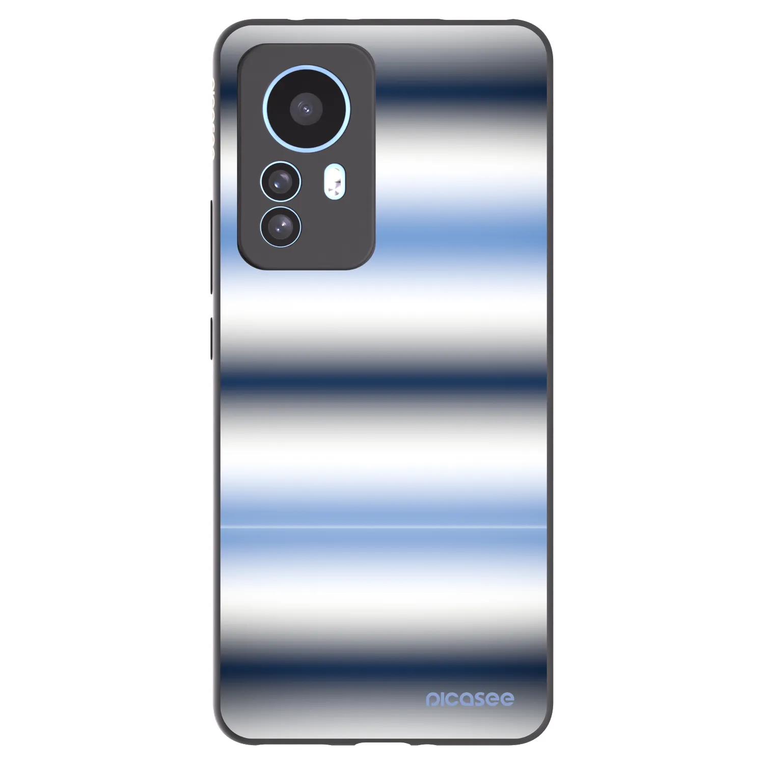 Picasee silikónový čierny obal pre Xiaomi 12T Pro - Static Lines