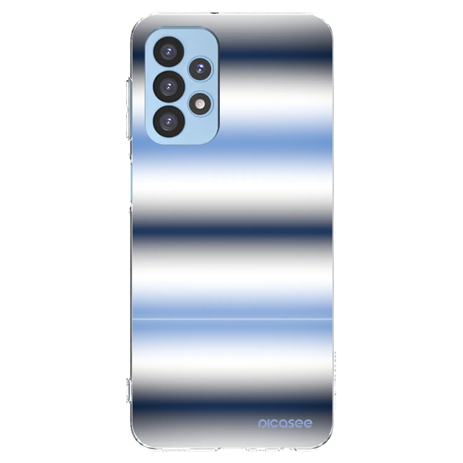 Picasee silikónový prehľadný obal pre Samsung Galaxy A23 A235F 4G - Static Lines