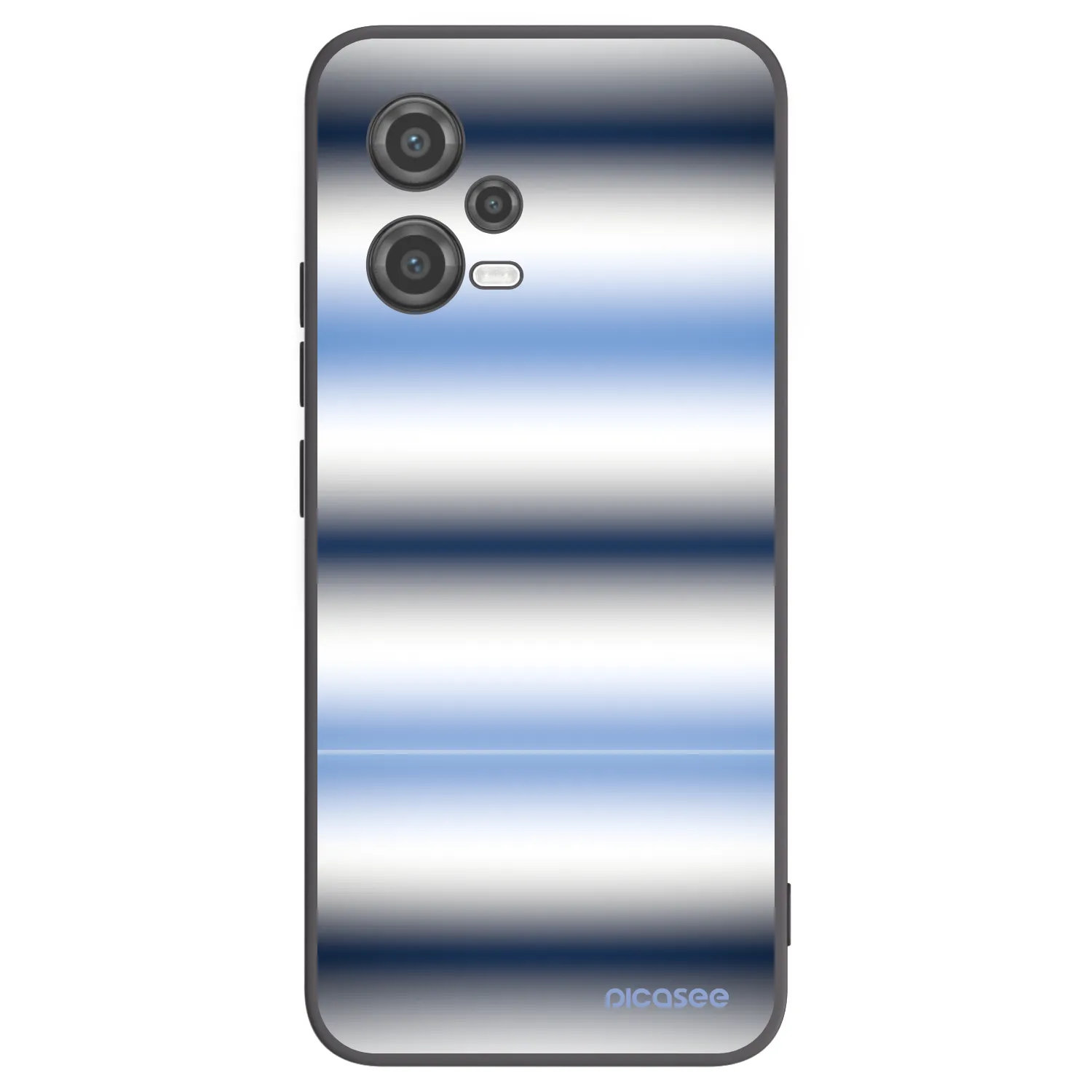 Picasee silikónový čierny obal pre Xiaomi Poco X5 - Static Lines