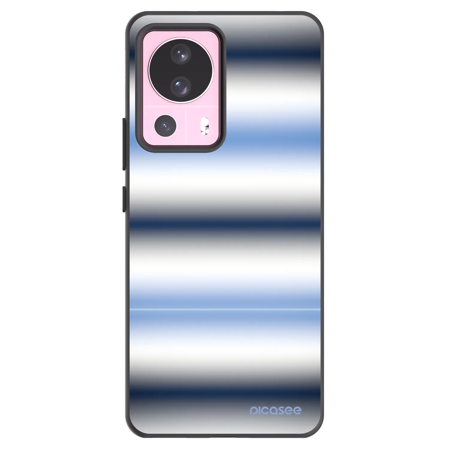 Picasee silikónový čierny obal pre Xiaomi 13 Lite - Static Lines