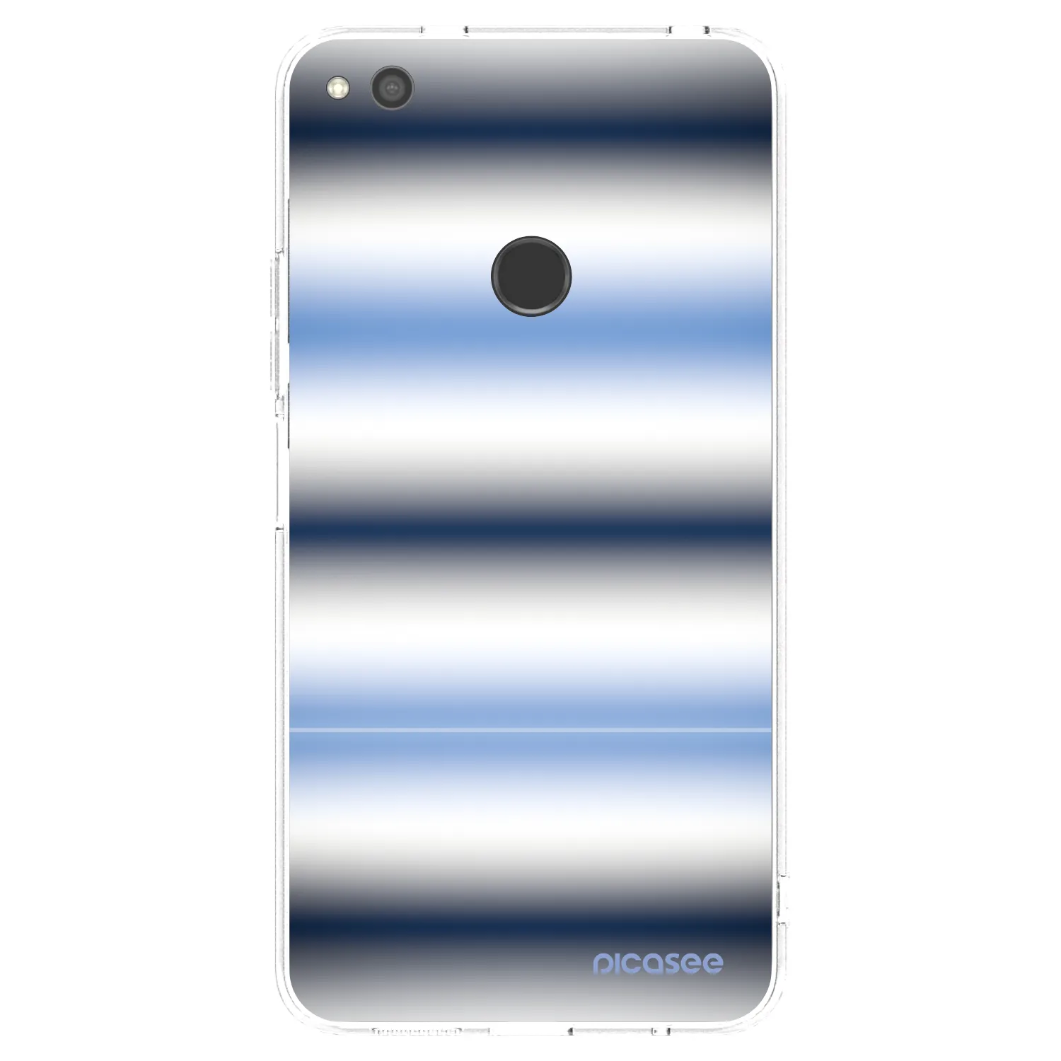 Picasee silikónový prehľadný obal pre Huawei P9 Lite 2017 - Static Lines