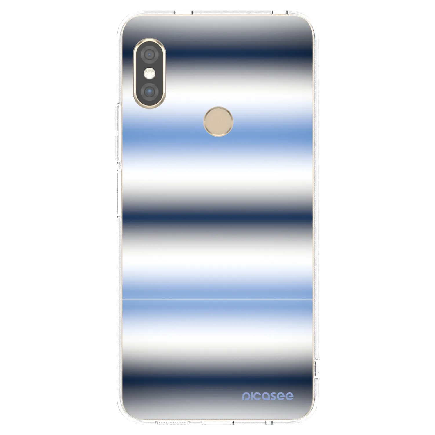Silikónový prehľadný obal pre Xiaomi Redmi Note 5 Global - Static Lines