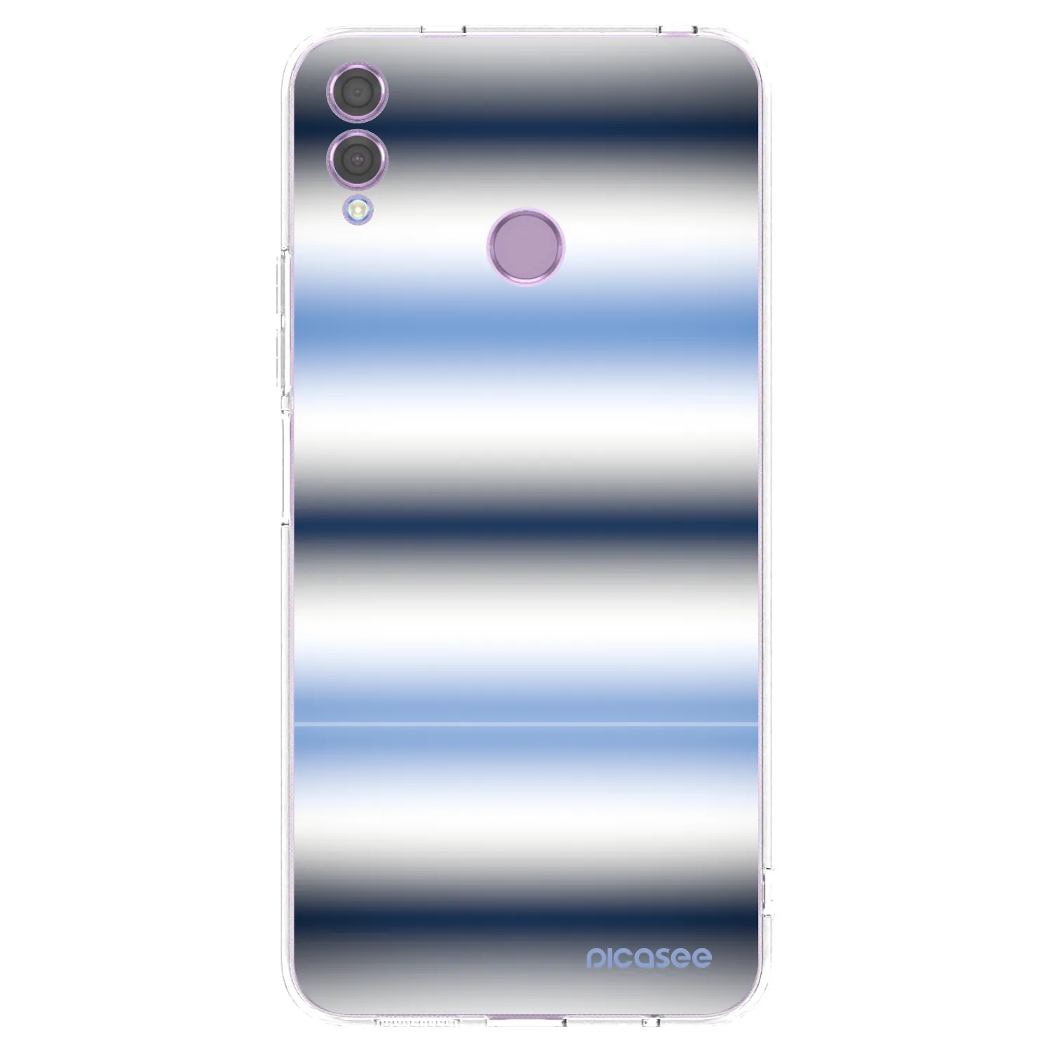 Silikónový prehľadný obal pre Honor 8X - Static Lines