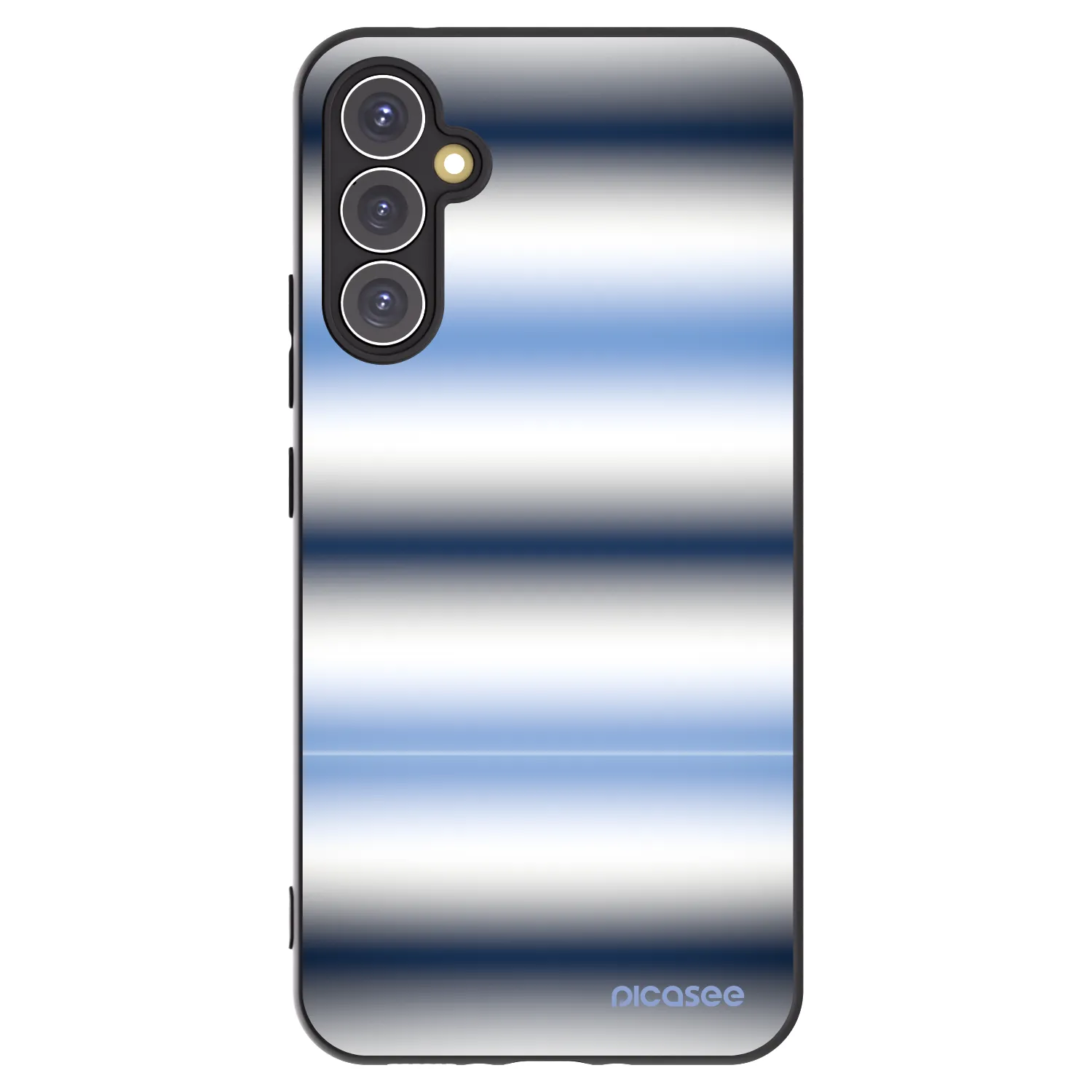 Picasee silikónový čierny obal pre Samsung Galaxy A34 5G A346B - Static Lines