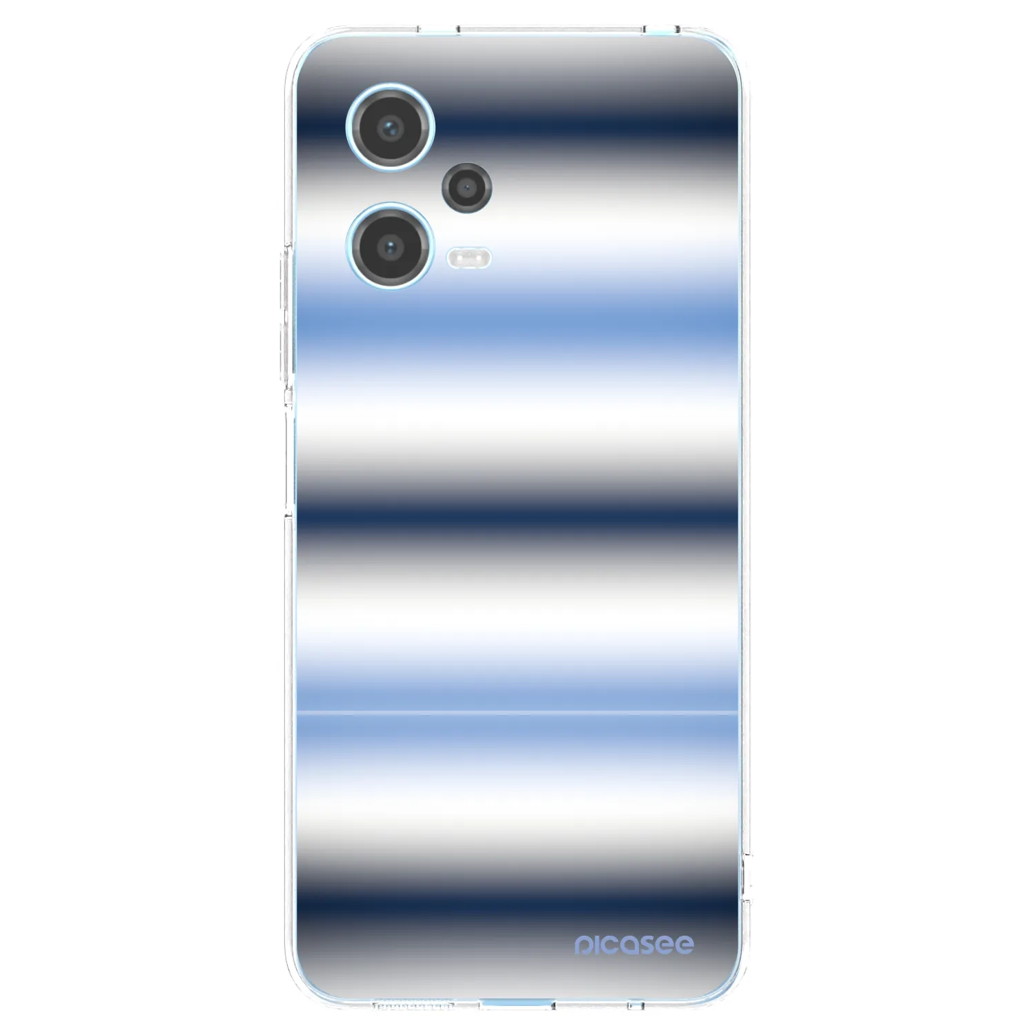 Picasee silikónový prehľadný obal pre Xiaomi Redmi Note 12 5G - Static Lines