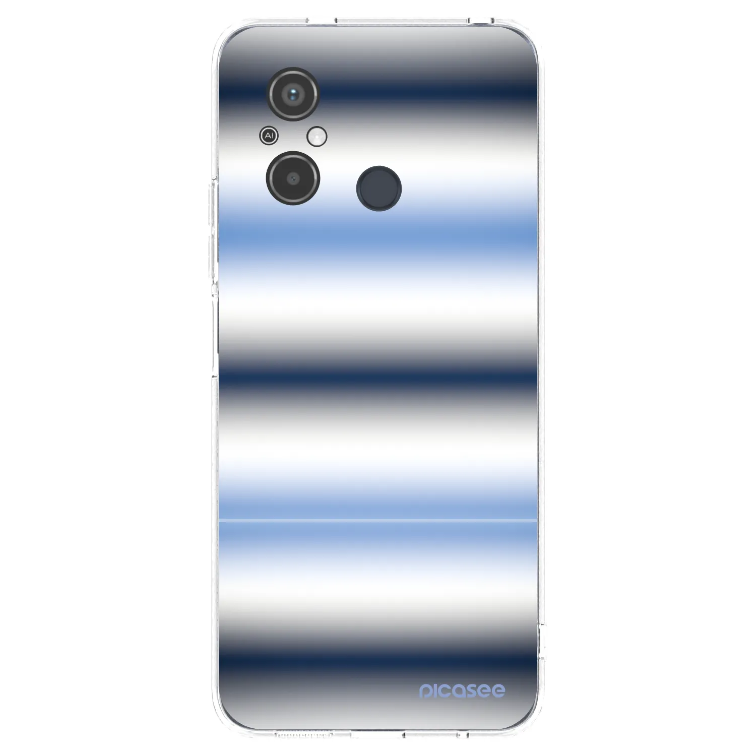 Picasee silikónový prehľadný obal pre Xiaomi Redmi 12C - Static Lines