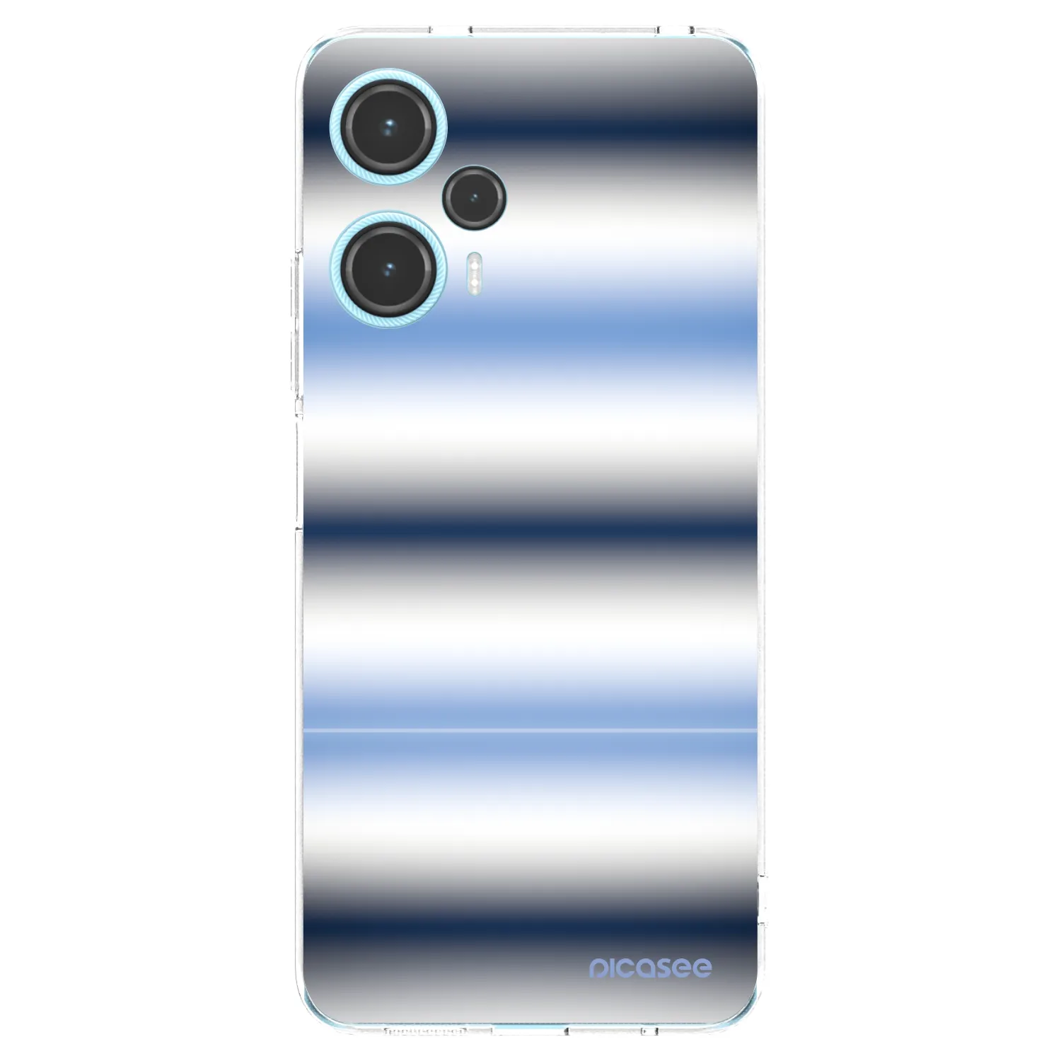 Picasee silikónový prehľadný obal pre Xiaomi Poco F5 - Static Lines