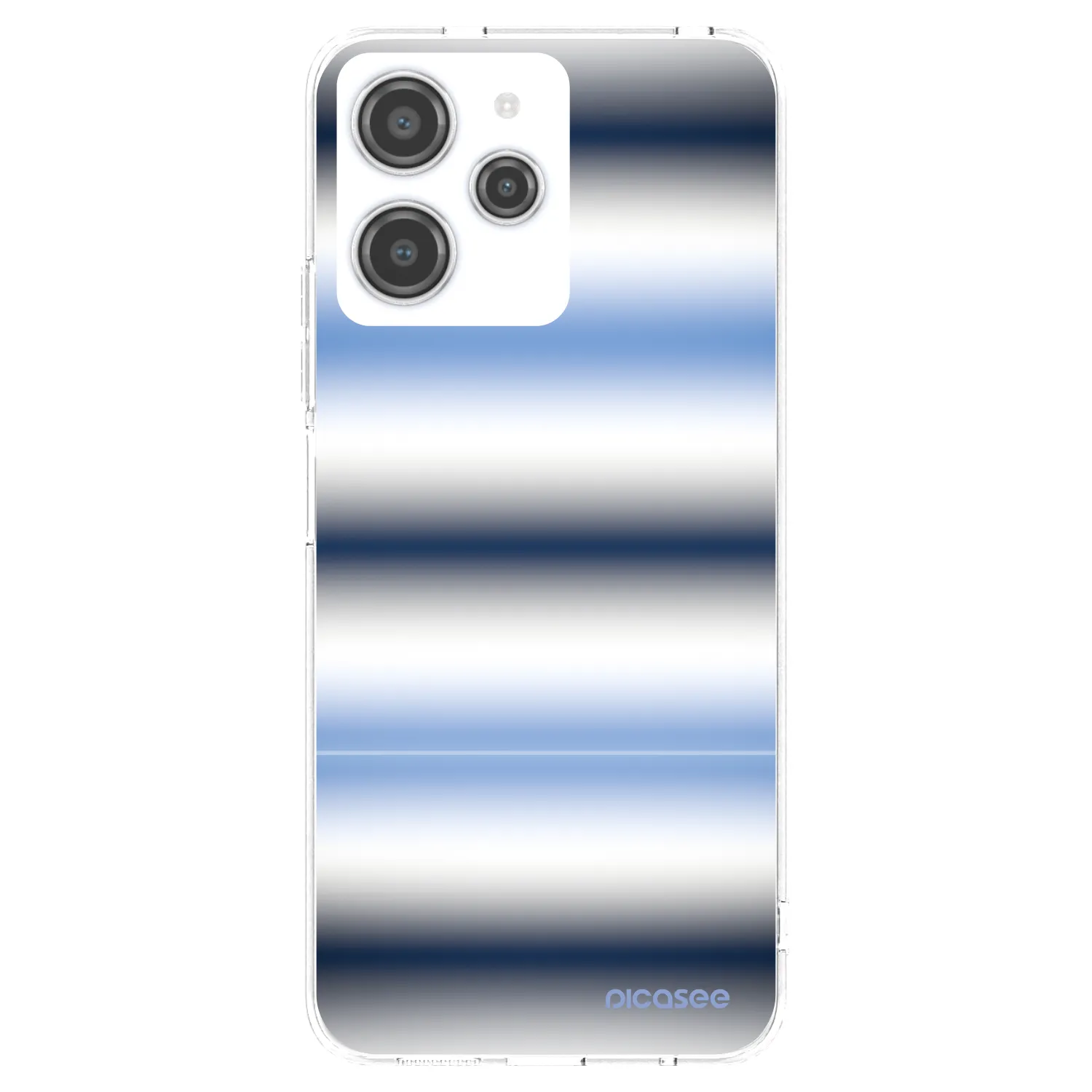 Silikónový prehľadný obal pre Xiaomi Redmi 12 4G - Static Lines