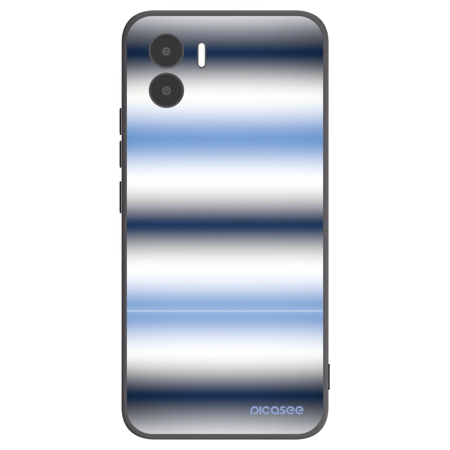 Picasee silikónový čierny obal pre Xiaomi Redmi A2 - Static Lines