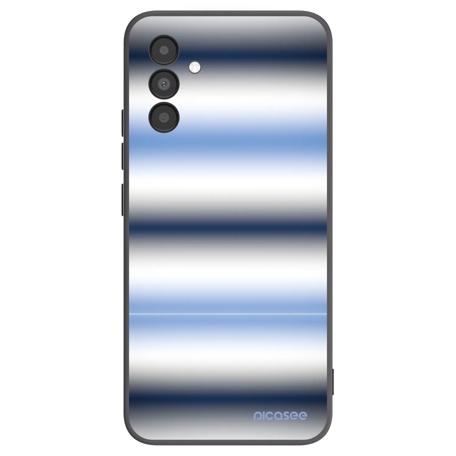Picasee silikónový čierny obal pre Samsung Galaxy A04s A047F - Static Lines