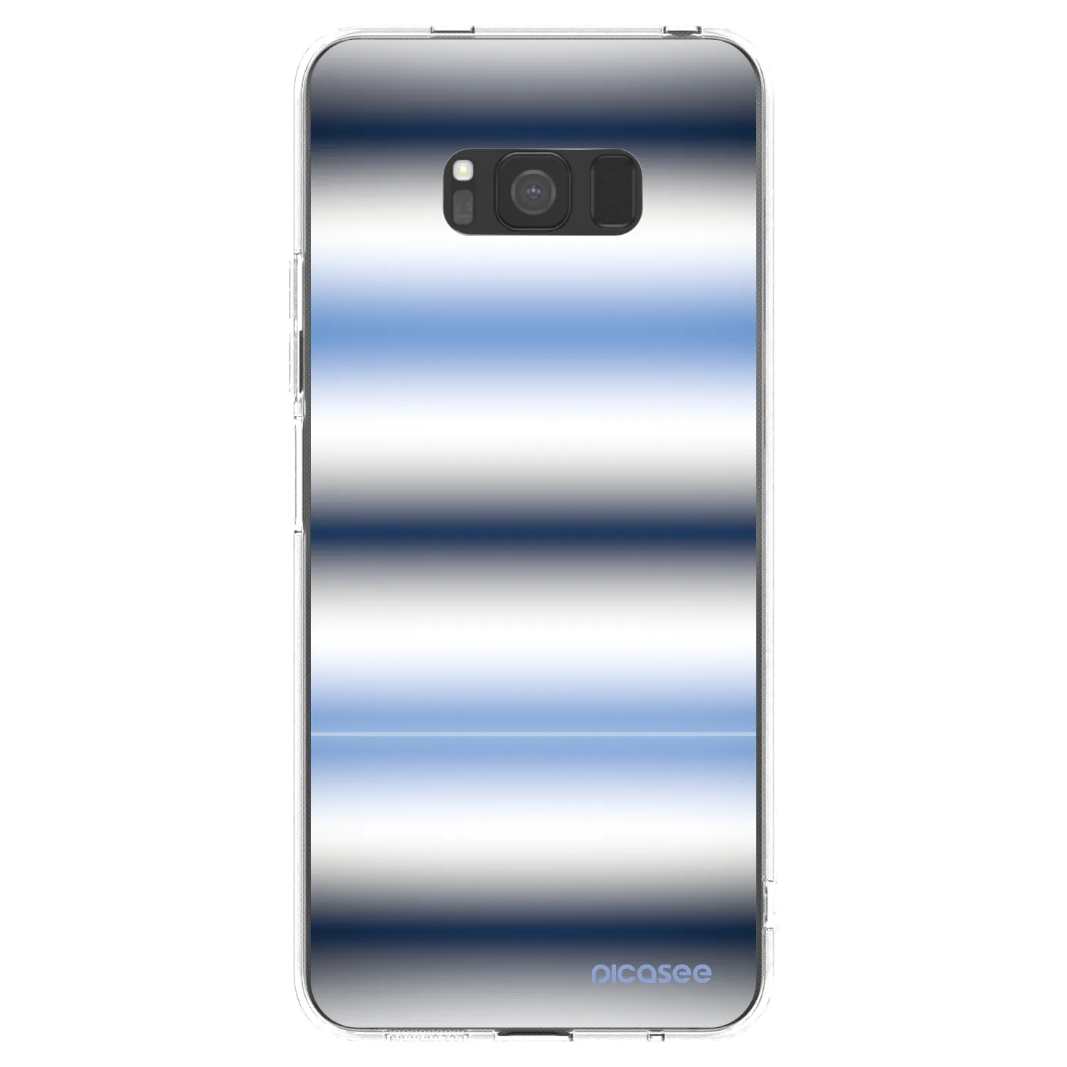 Picasee silikónový prehľadný obal pre Samsung Galaxy S8 G950F - Static Lines