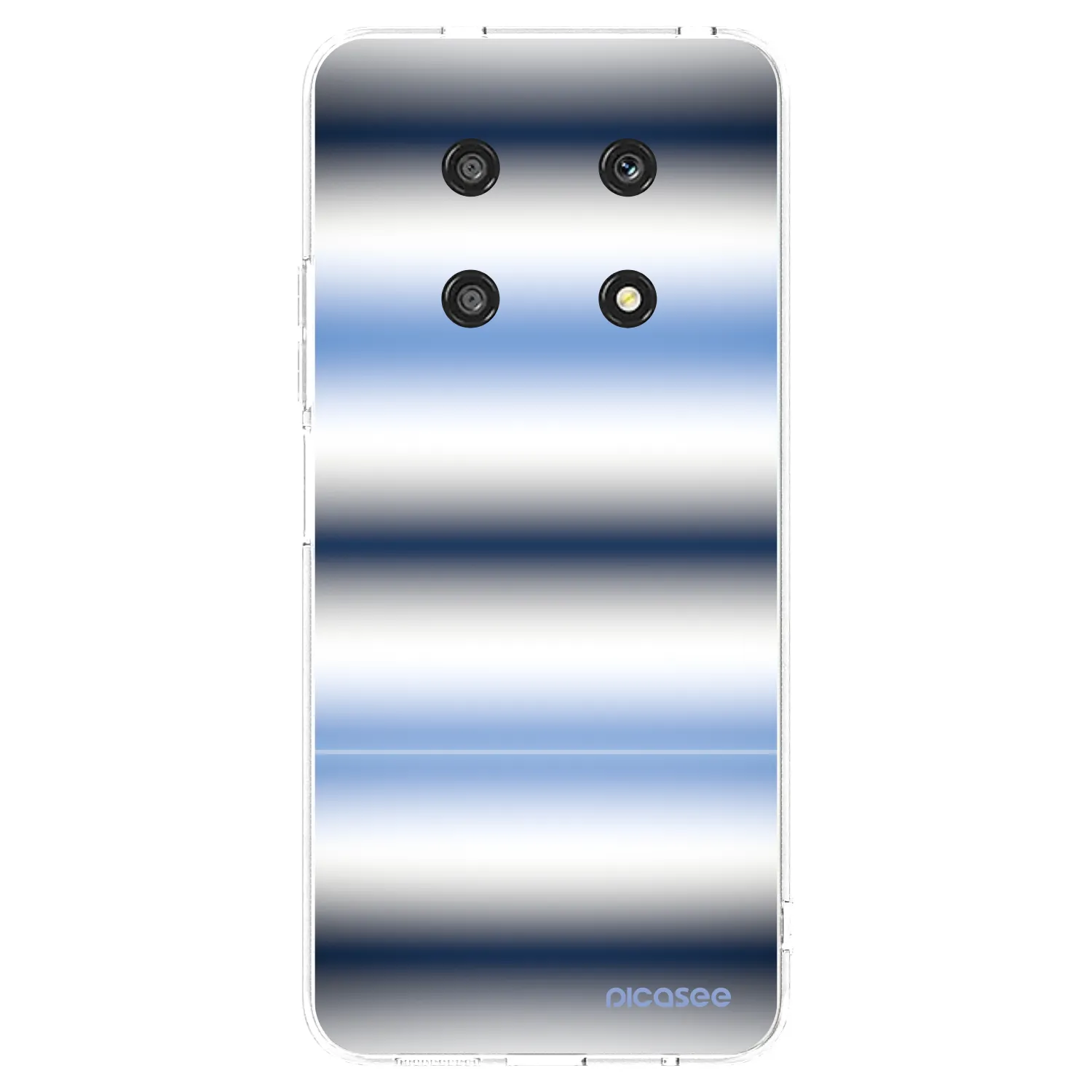 Picasee silikónový prehľadný obal pre Honor Magic4 Lite 5G - Static Lines