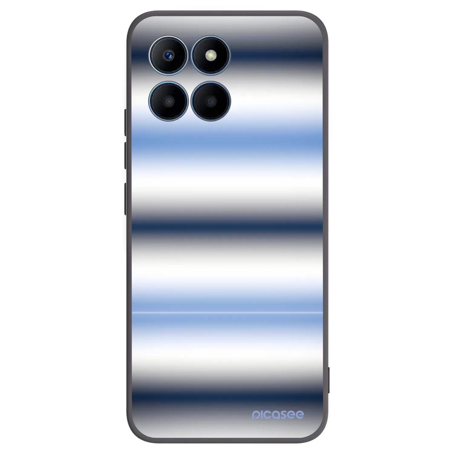 Picasee silikónový čierny obal pre Honor 70 Lite - Static Lines