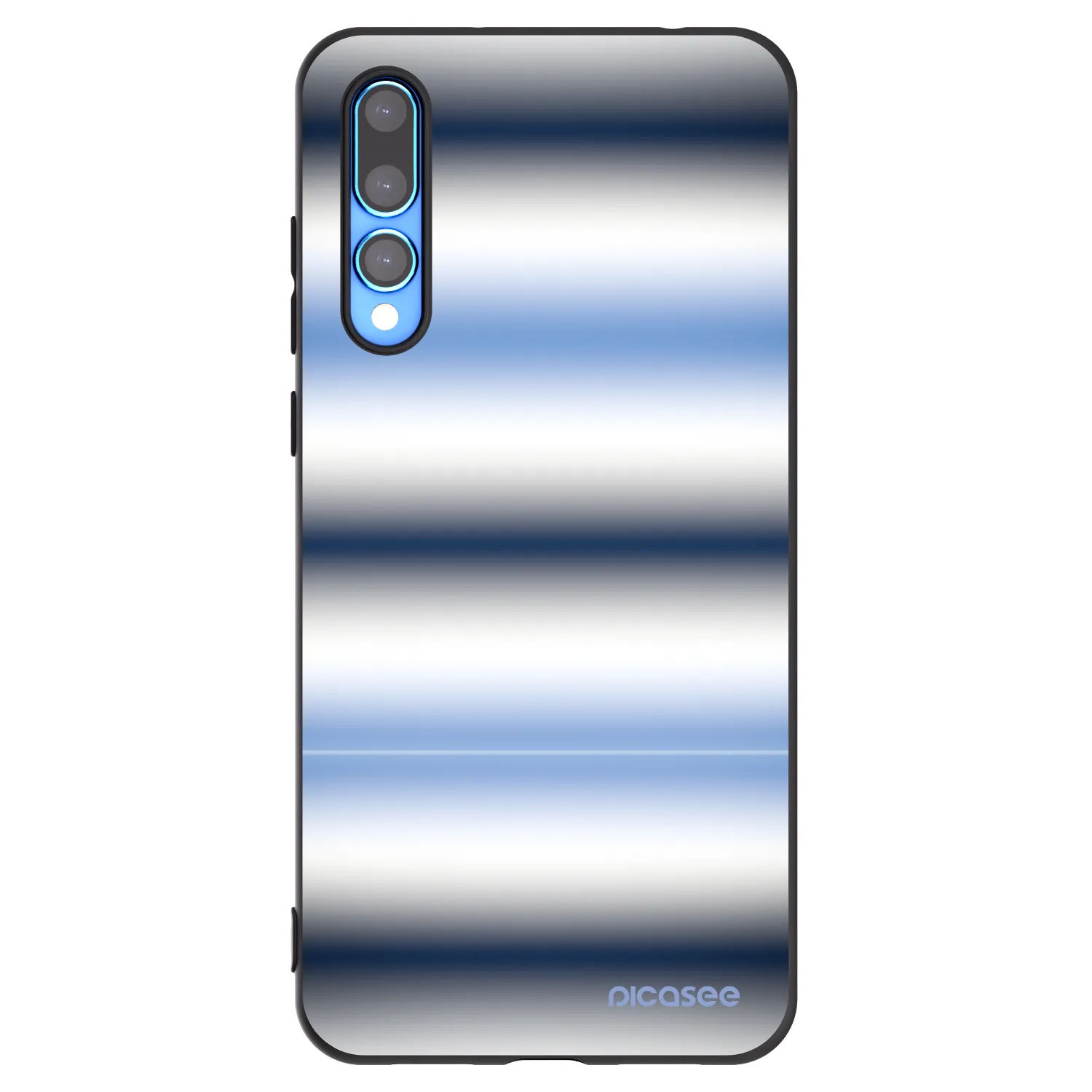Picasee silikónový čierny obal pre Huawei P20 Pro - Static Lines