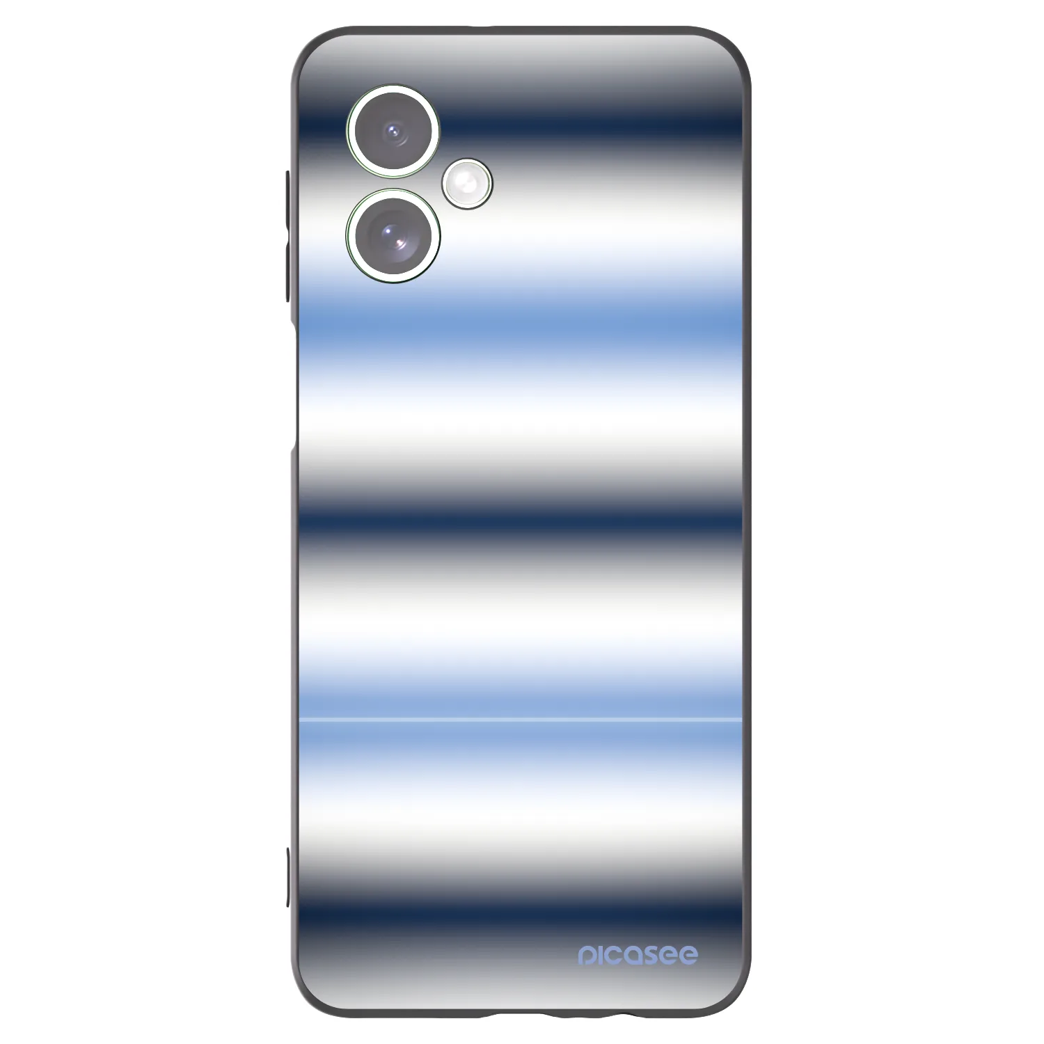 Silikónový čierny obal pre Motorola Moto G54 5G - Static Lines