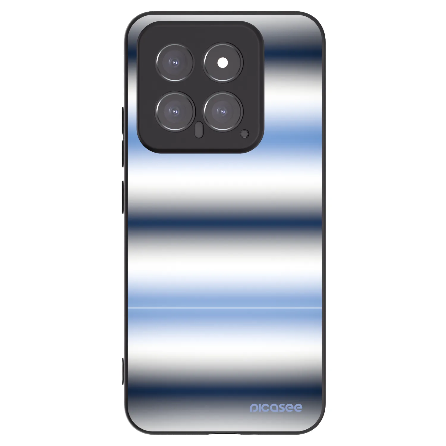 Picasee silikónový čierny obal pre Xiaomi 14 - Static Lines