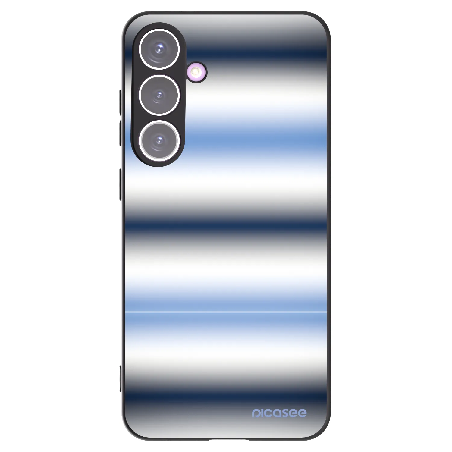 Picasee silikónový čierny obal pre Samsung Galaxy S24+ S926B 5G - Static Lines