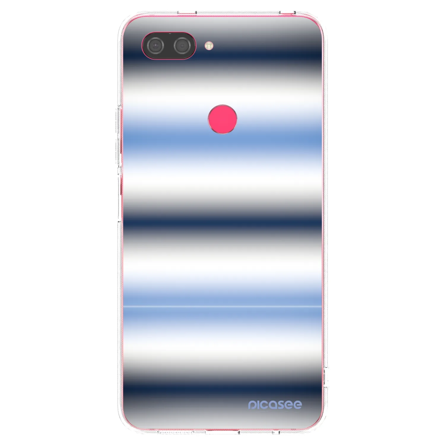 Picasee silikónový prehľadný obal pre Xiaomi Mi 8 Lite - Static Lines