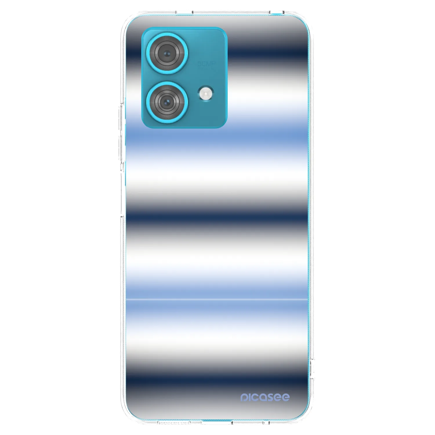 Picasee silikónový prehľadný obal pre Motorola Edge 40 Neo - Static Lines