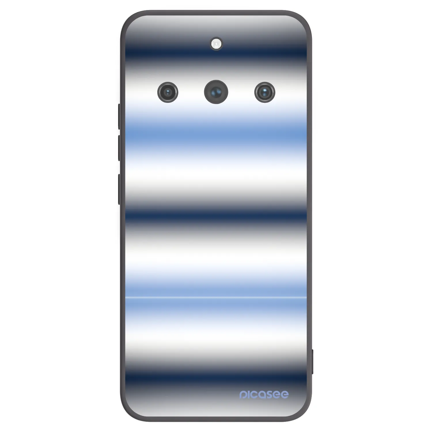 Picasee silikónový čierny obal pre Realme 11 Pro+ - Static Lines