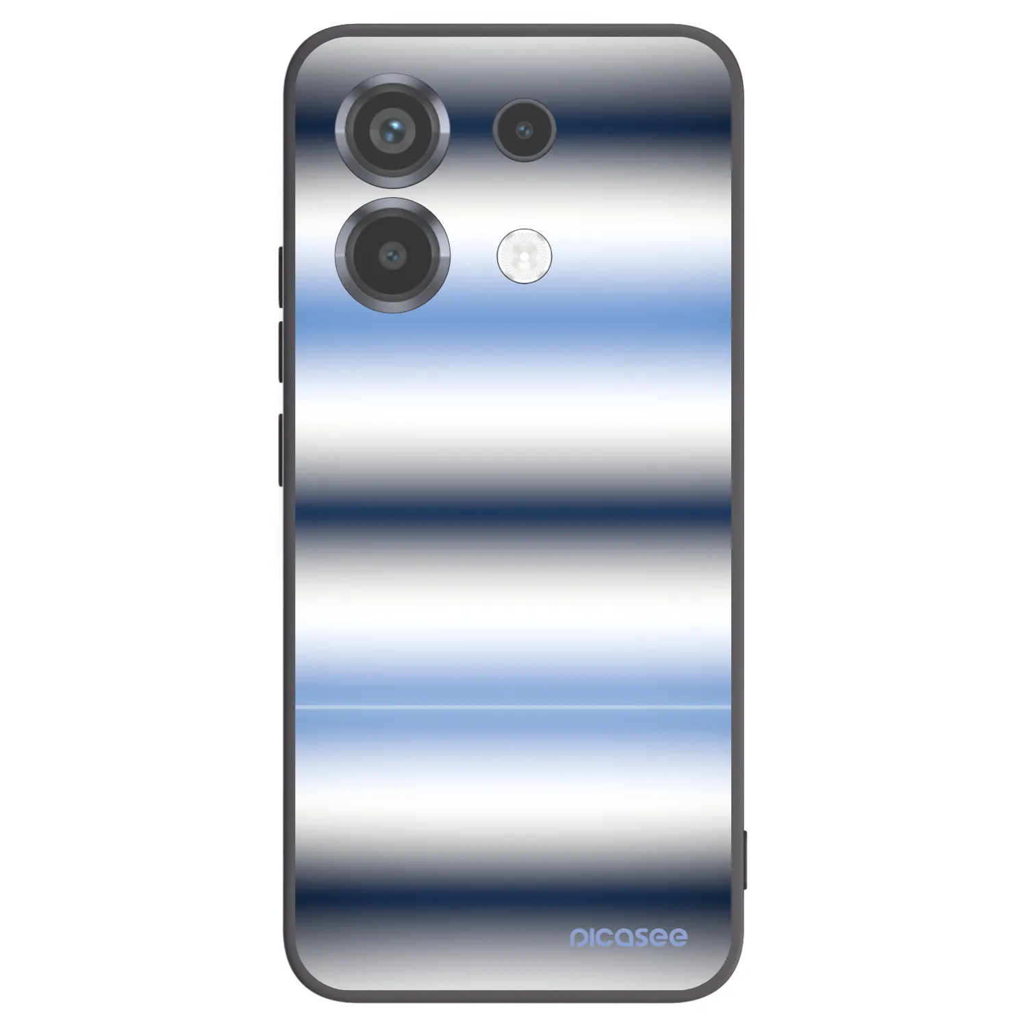 Picasee silikónový čierny obal pre Xiaomi Poco X6 - Static Lines