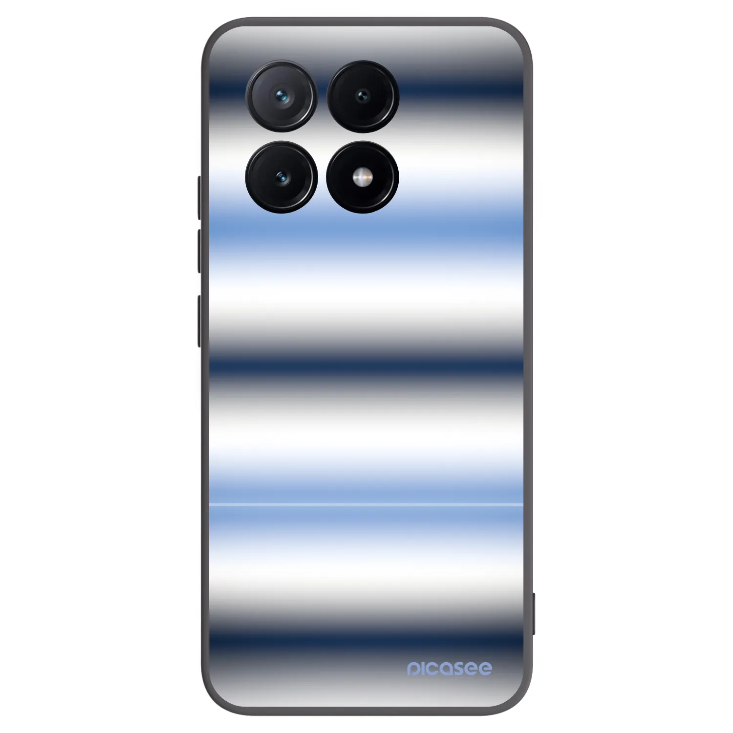 Picasee silikónový čierny obal pre Xiaomi Poco X6 Pro - Static Lines