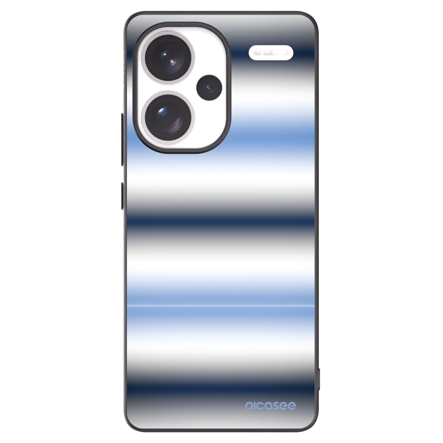 Silikónový čierny obal pre Xiaomi Redmi Note 13 Pro+ 5G - Static Lines