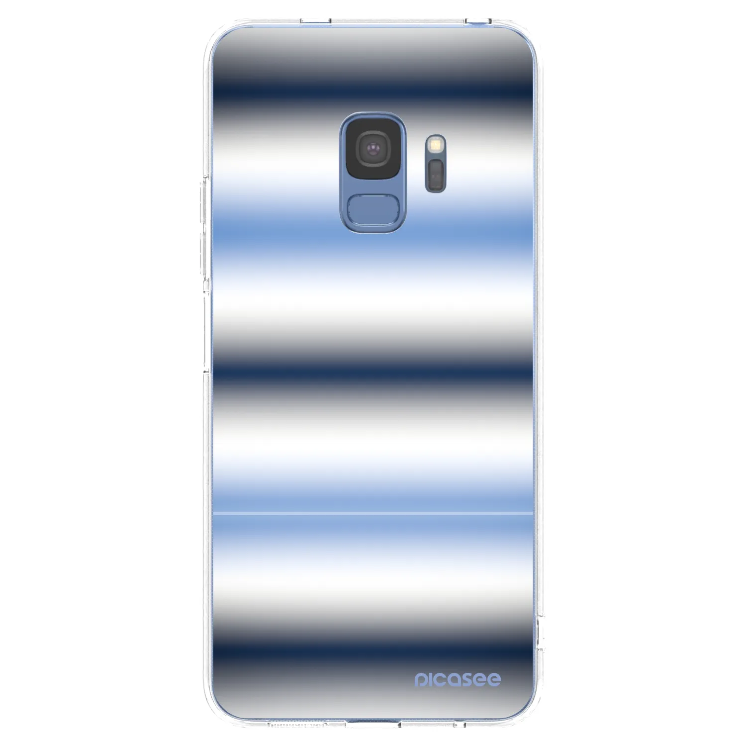 Picasee silikónový prehľadný obal pre Samsung Galaxy S9 G960F - Static Lines