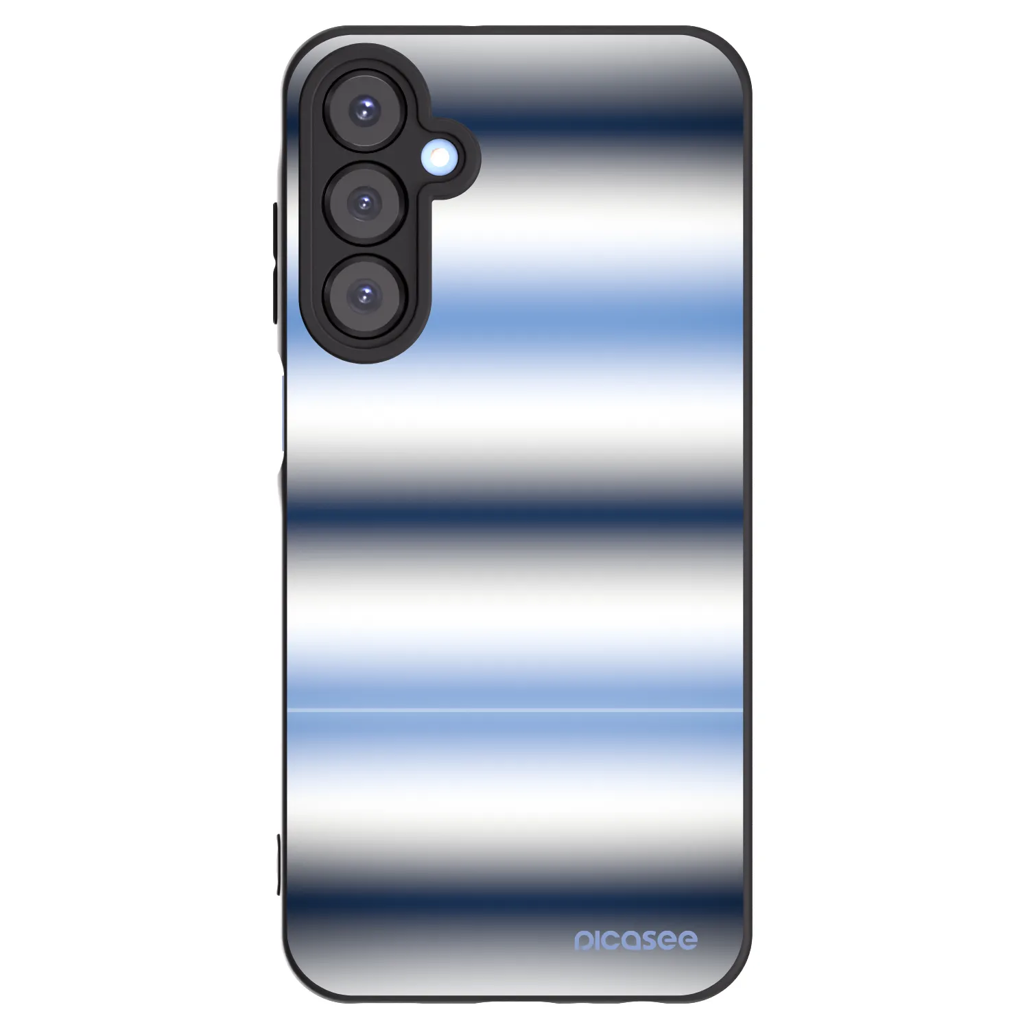 Picasee silikónový čierny obal pre Samsung Galaxy A25 A256B 5G - Static Lines