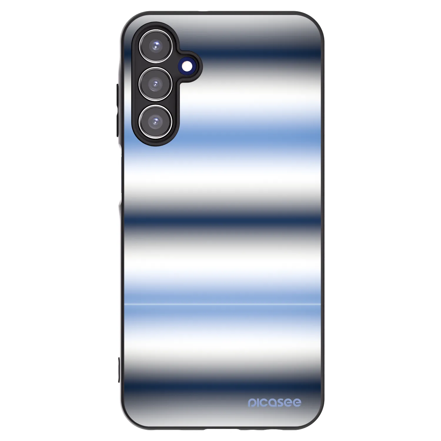 Picasee silikónový čierny obal pre Samsung Galaxy A15 A155F 4G - Static Lines