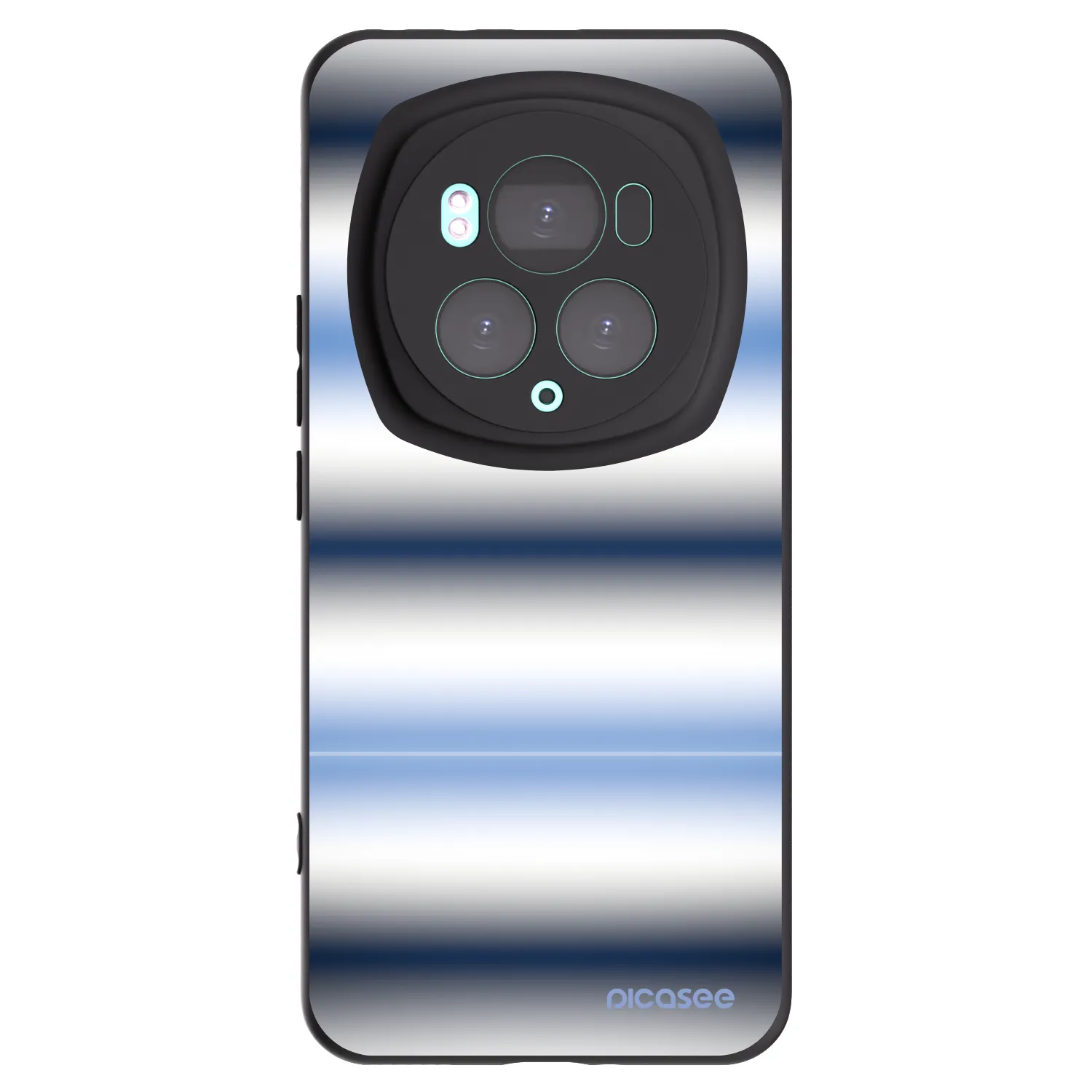 Picasee silikónový čierny obal pre Honor Magic6 Pro - Static Lines