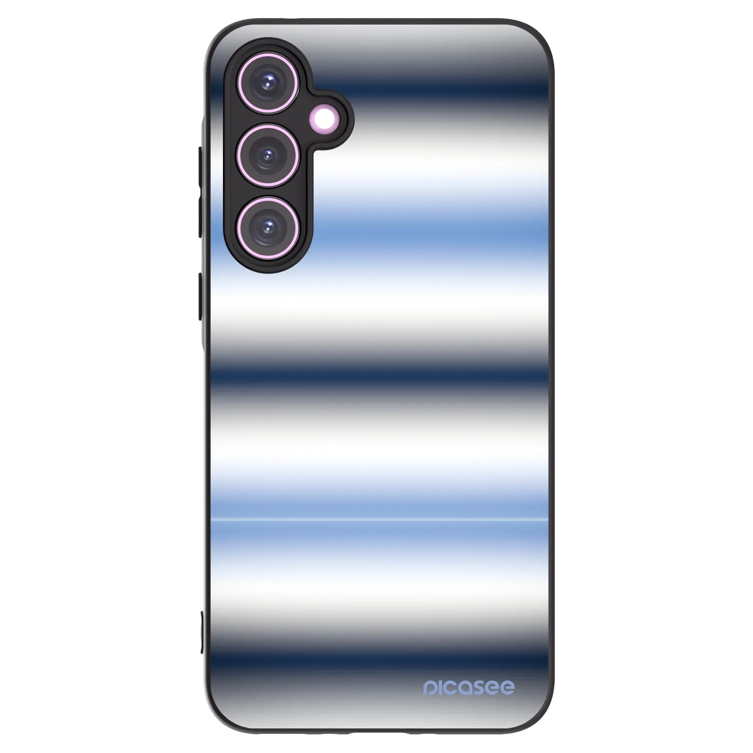 Picasee silikónový čierny obal pre Samsung Galaxy A35 5G A356B - Static Lines