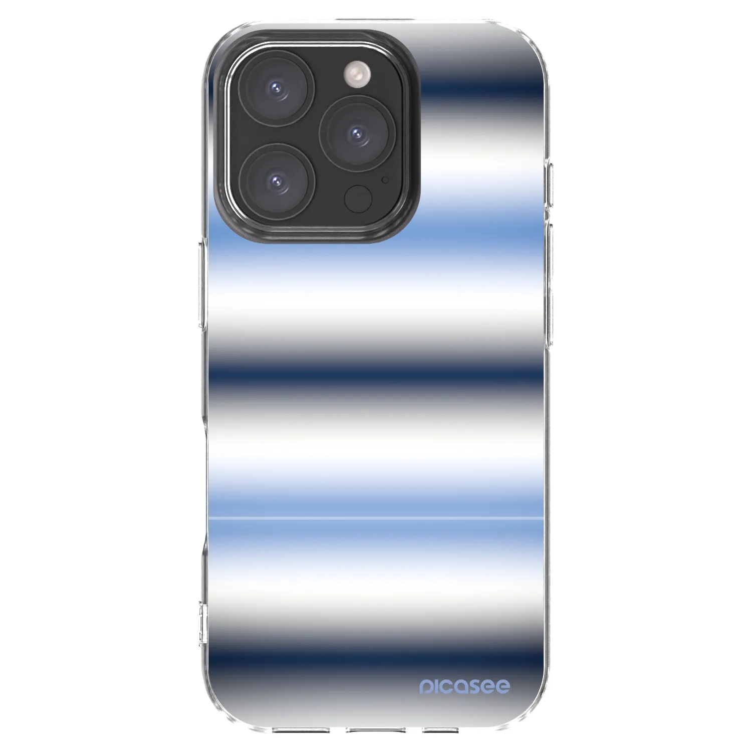 Picasee silikónový prehľadný obal pre Apple iPhone 16 Pro - Static Lines