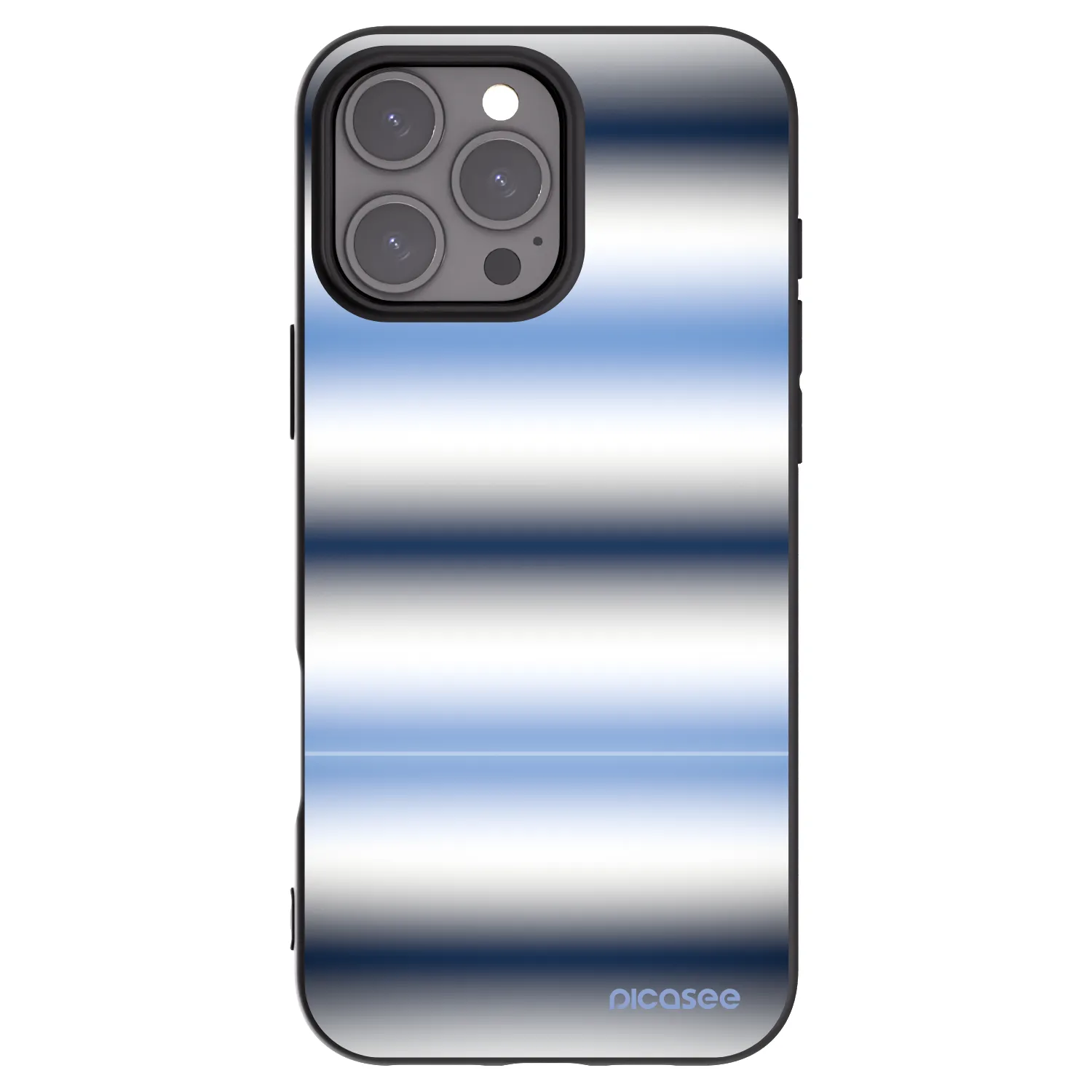 Picasee silikónový čierny obal pre Apple iPhone 16 Pro Max - Static Lines