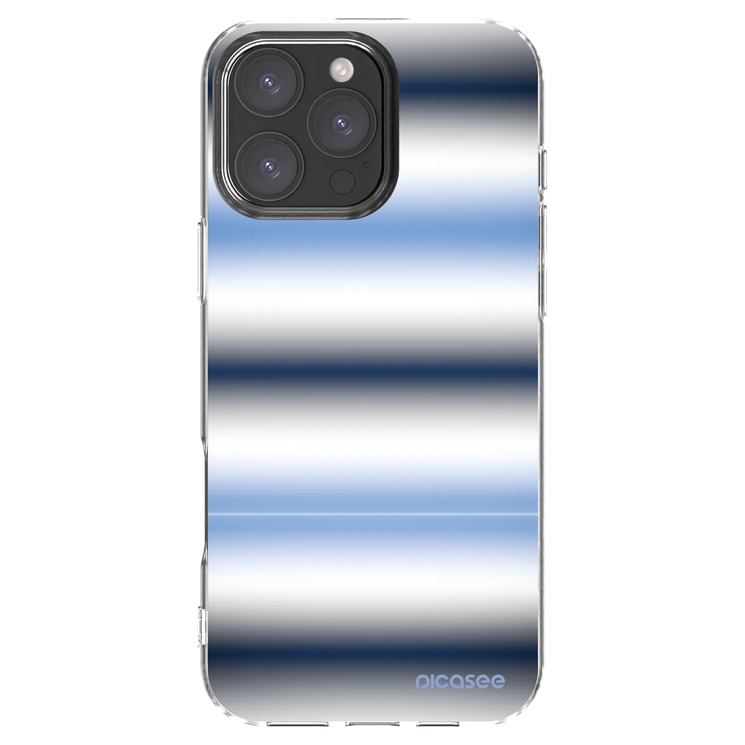 Picasee silikónový prehľadný obal pre Apple iPhone 16 Pro Max - Static Lines