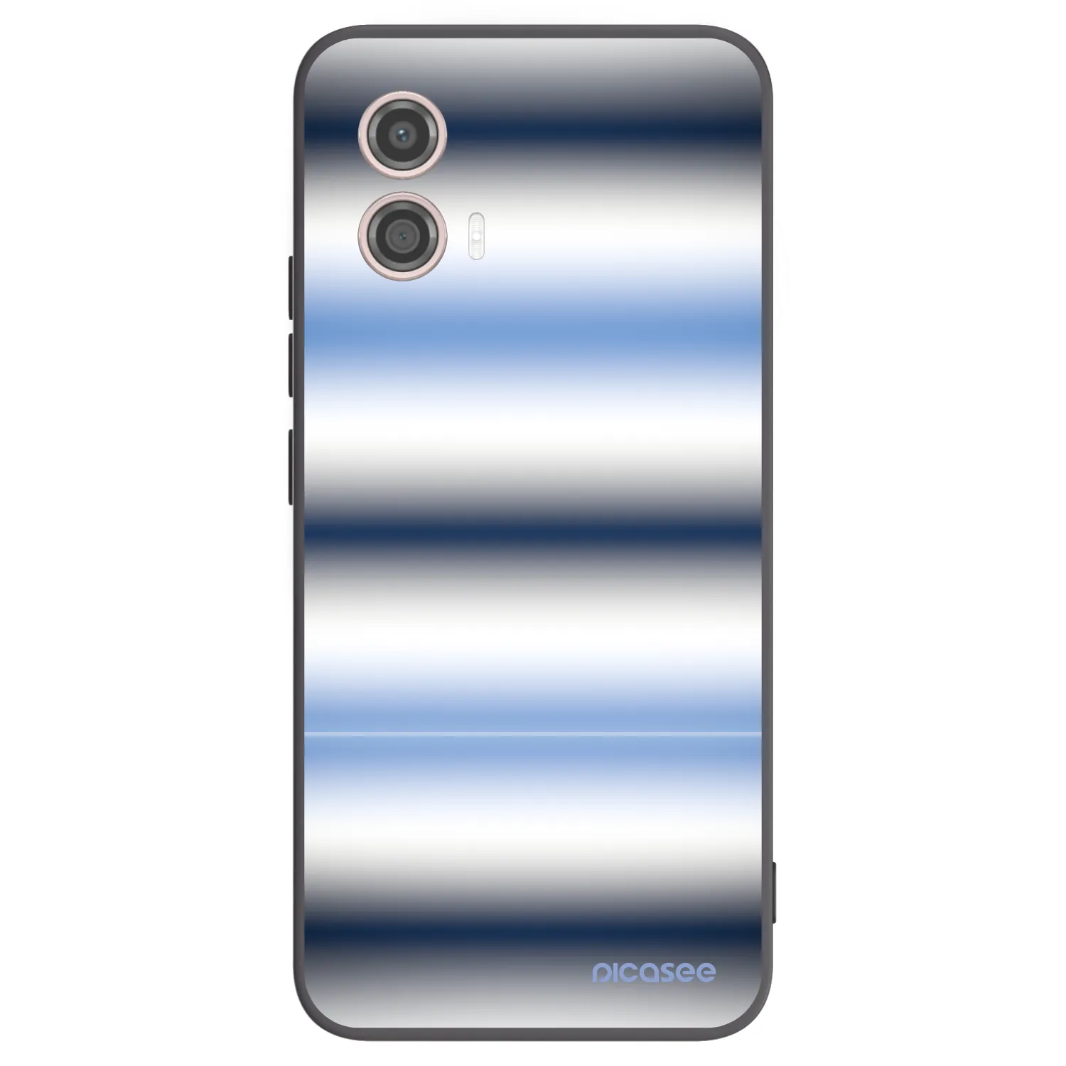 Picasee silikónový čierny obal pre Motorola Moto G53 5G - Static Lines